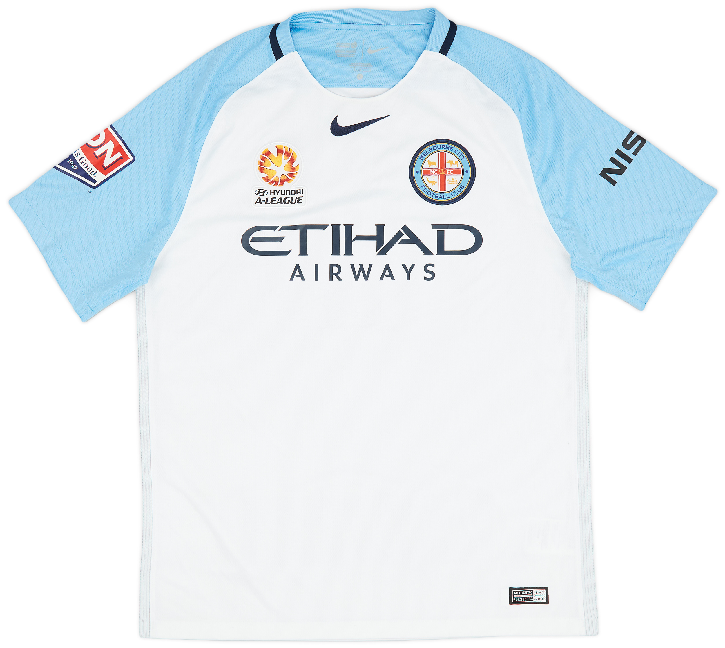 2016-17 Melbourne City Home Shirt - 8/10 - (L)