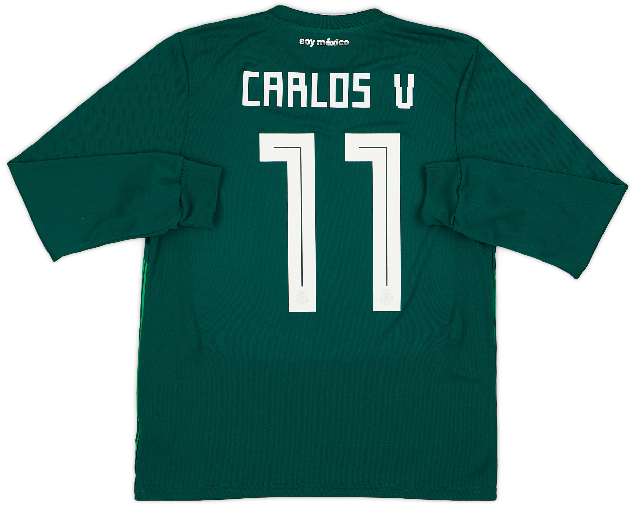 2018 19 Mexico Home L S Shirt Carlos V 11 10 10 M 2018-19-mexico-home-l-s-shirt-carlos-v-11-10-10-m