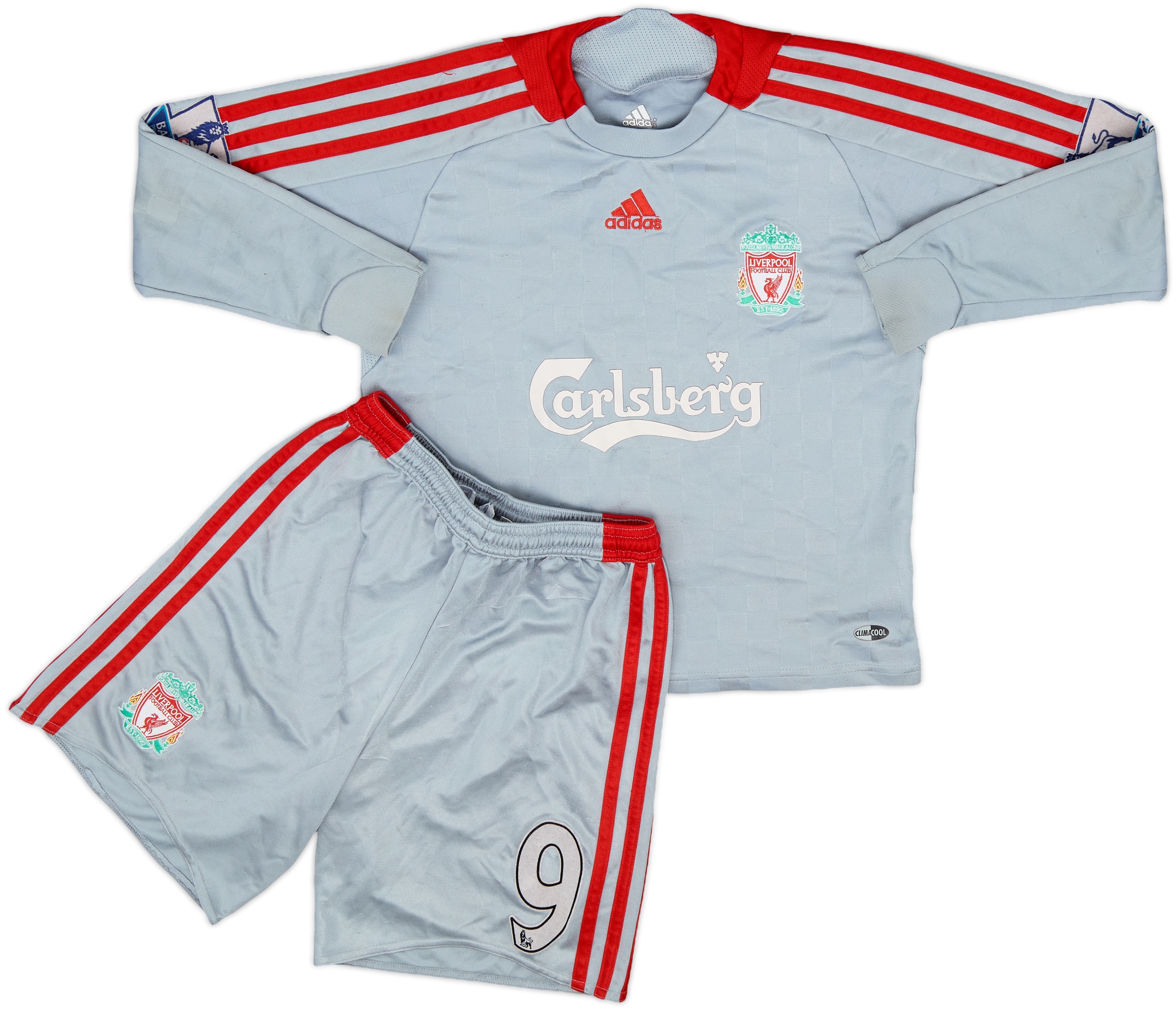 ウェア Liverpool 09/10 Away Uniform 2009-10 Liverpool Away Shirt - 5/10 - (M.Boys)