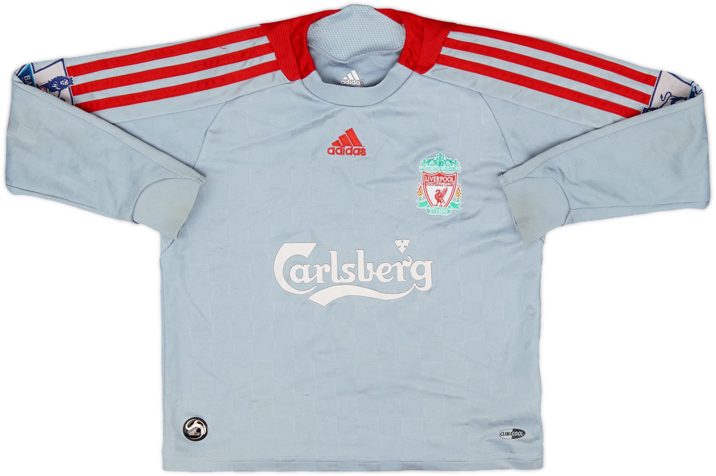 2008-09 Liverpool Away L/S Shirt & Shorts Torres #9 - 6/10