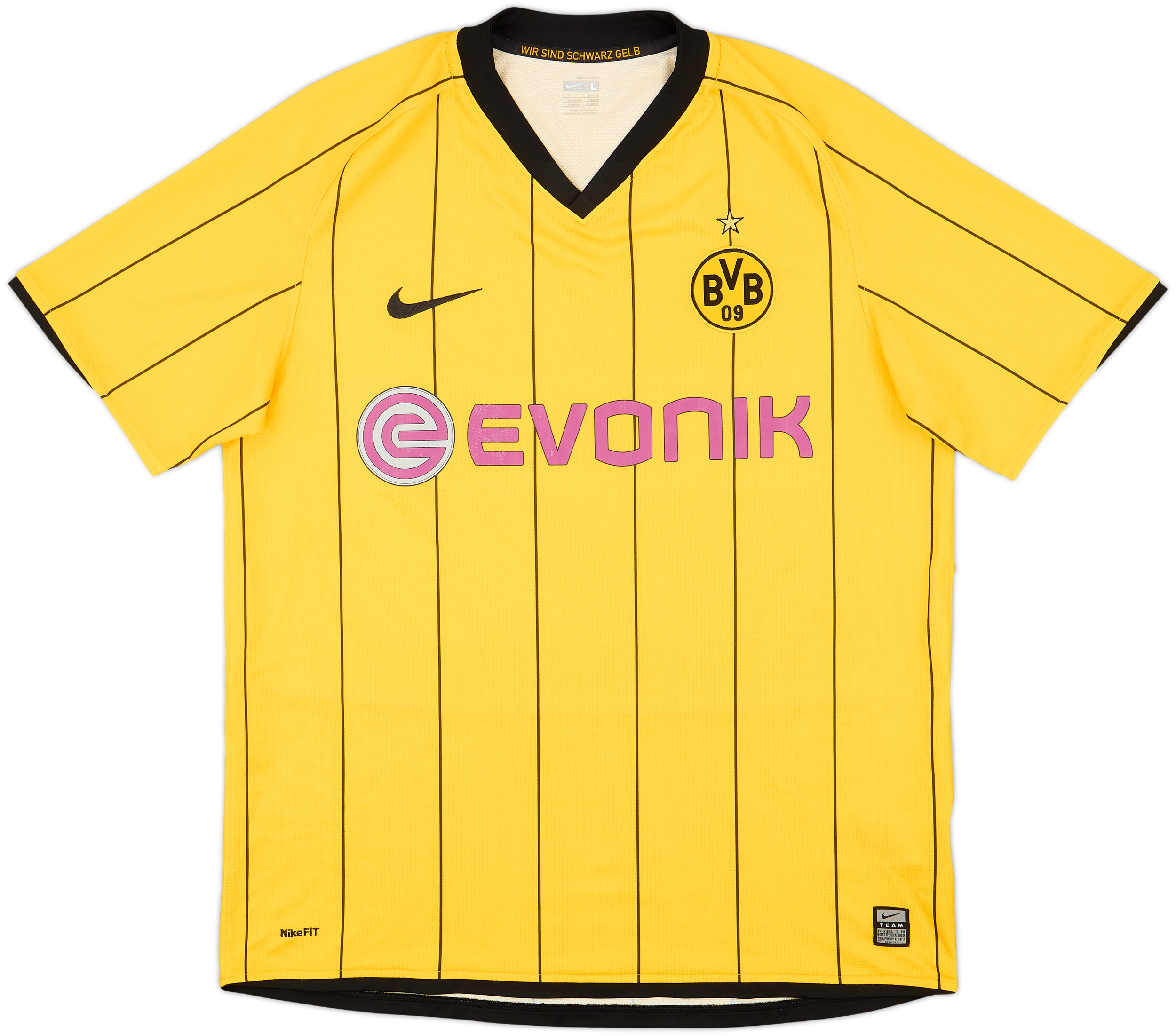 2008-09 Borussia Dortmund Home Shirt - 9/10 - (L)