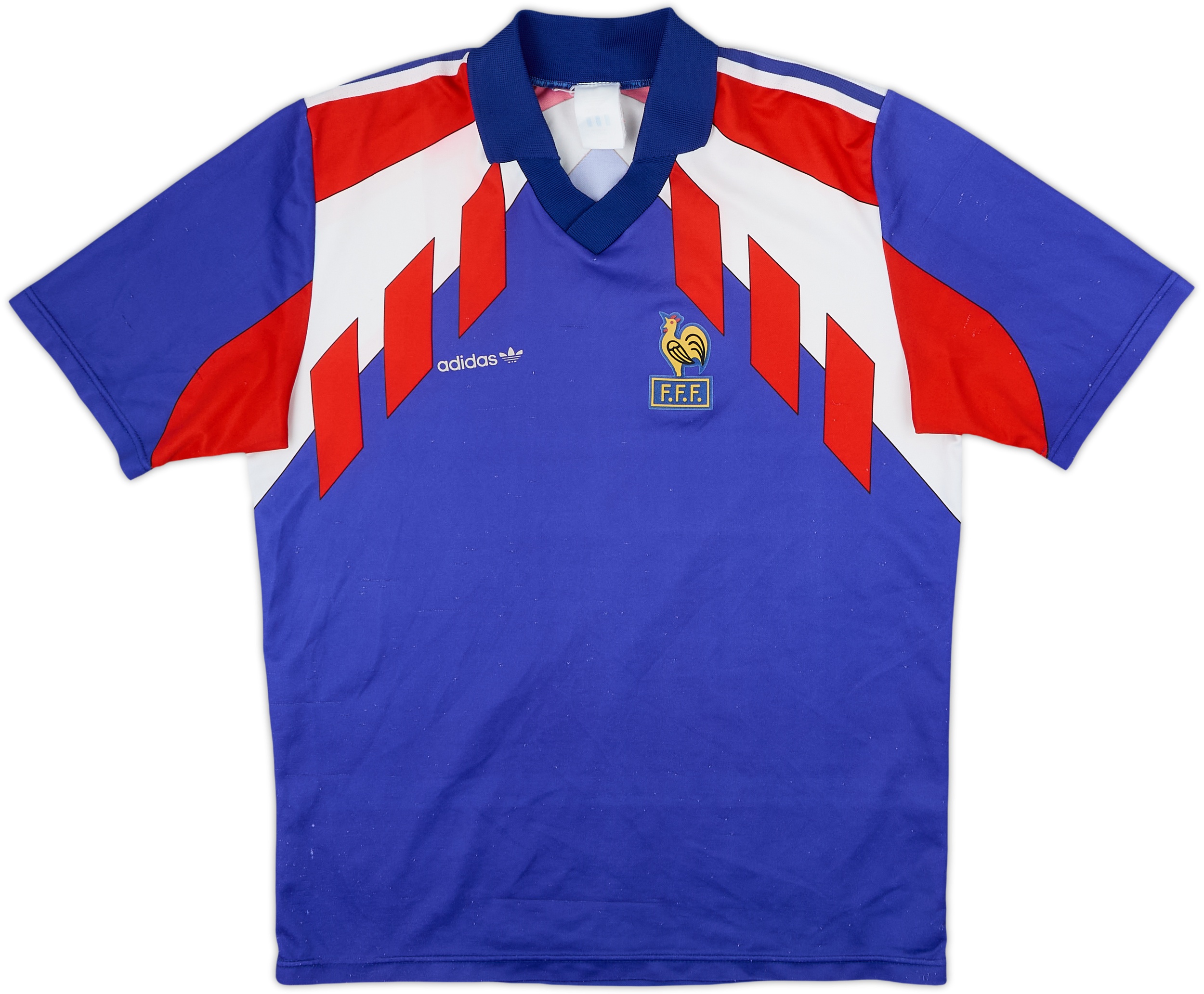 1990-92 France Home Shirt - 6/10 - (L)