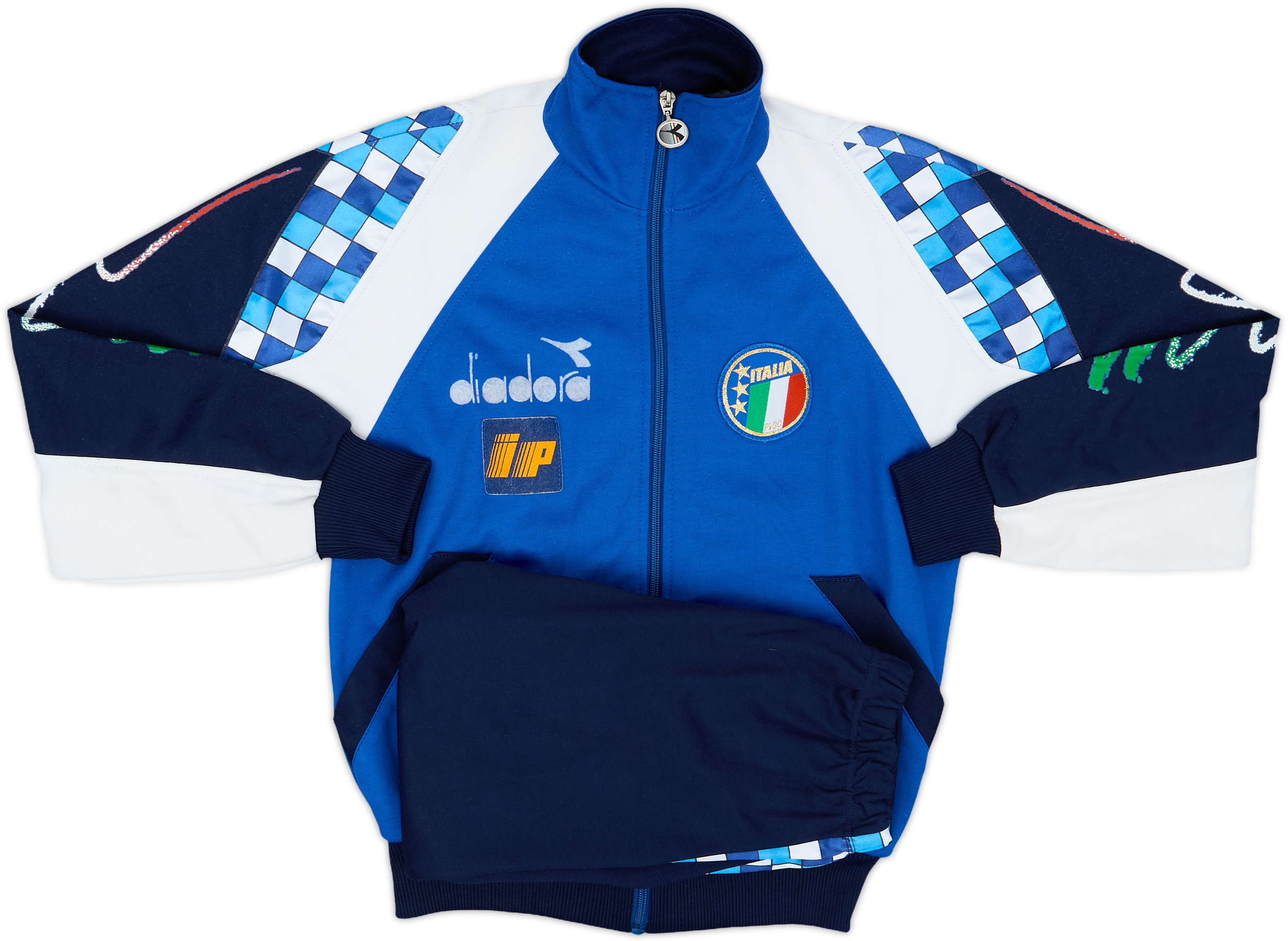 レア　90s イタリア代表　diadora ショートパンツ　ユニフォーム 当時物 90s ヴィンテージ ディアドラ diadora イタリアカラー レトロ
