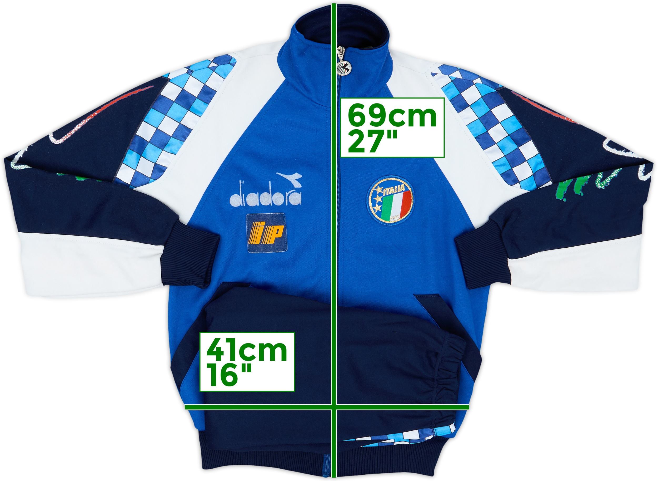 1990 Italy Diadora Tracksuit - 8/10 - (S)