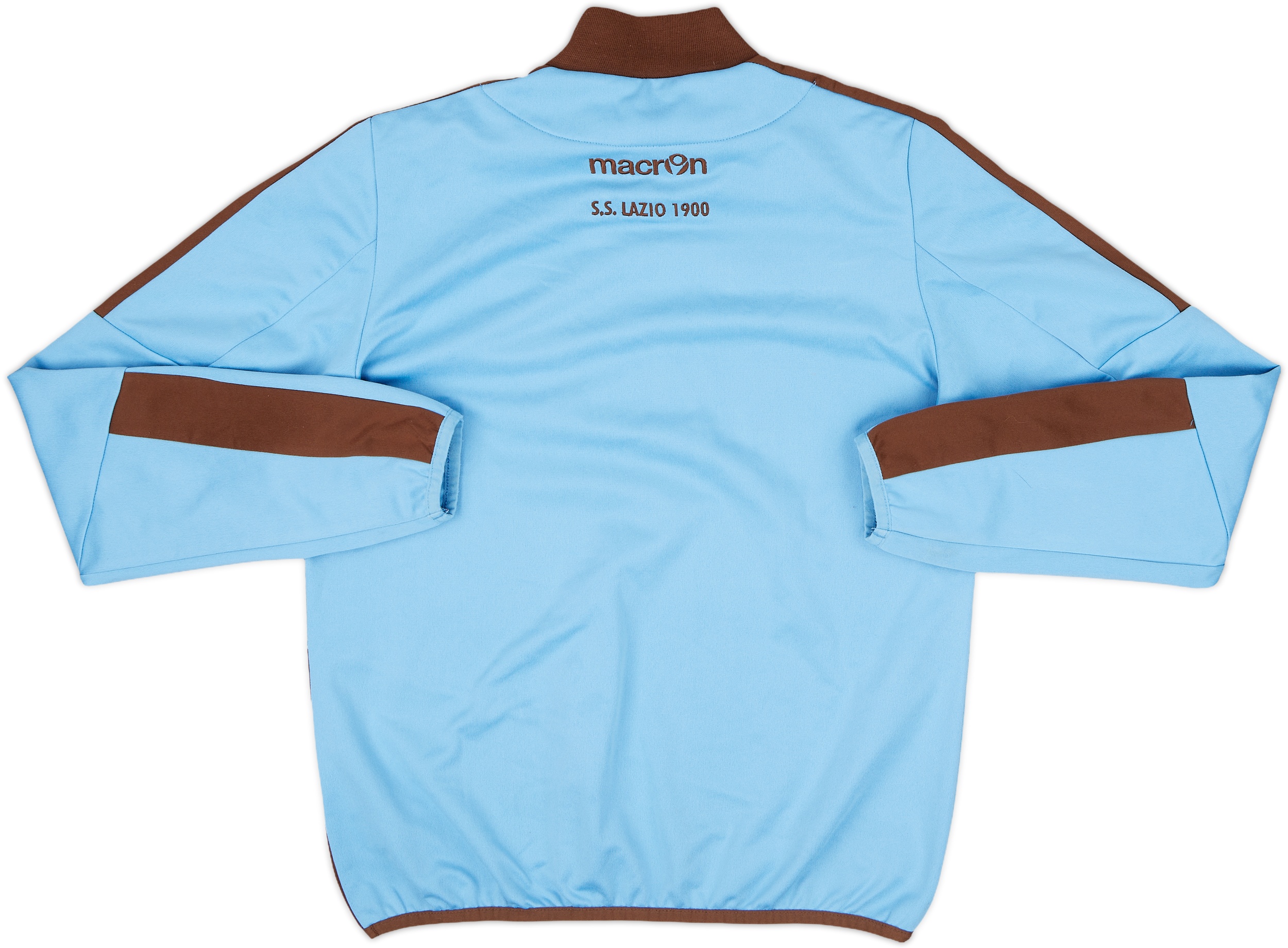 2015-16 Lazio Macron 1/4 Zip Training Top - 8/10 - (L.Boys)