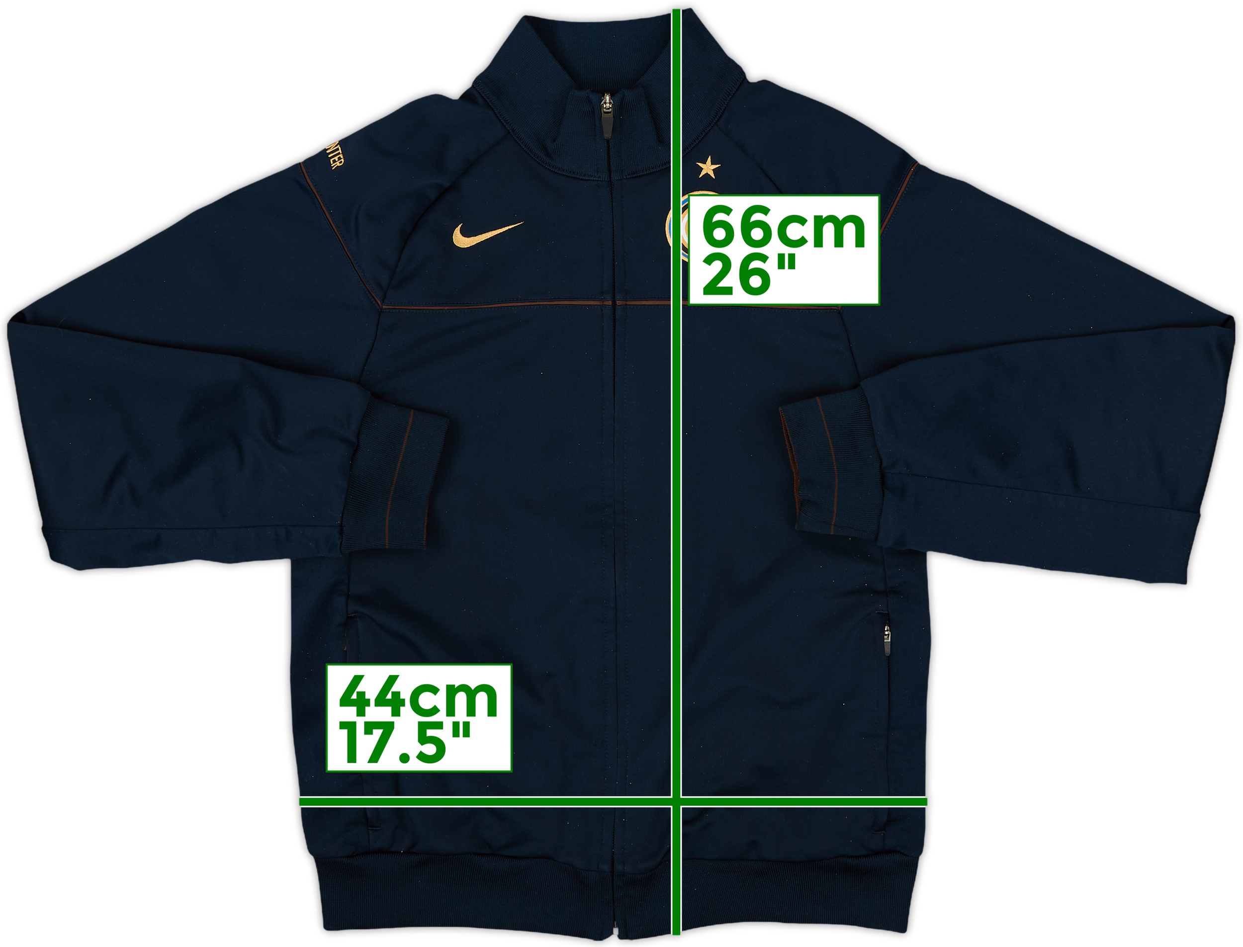 2008-09 Inter Milan Nike Track Jacket - 7/10 - (XL.Boys)