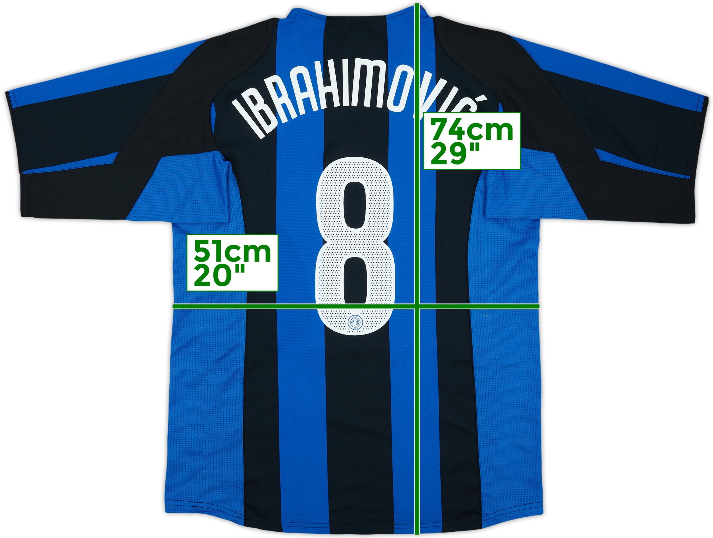 INTER HOME 2004 2005 長袖 Football shirt soccer FC Internazionale Inter Milan Home