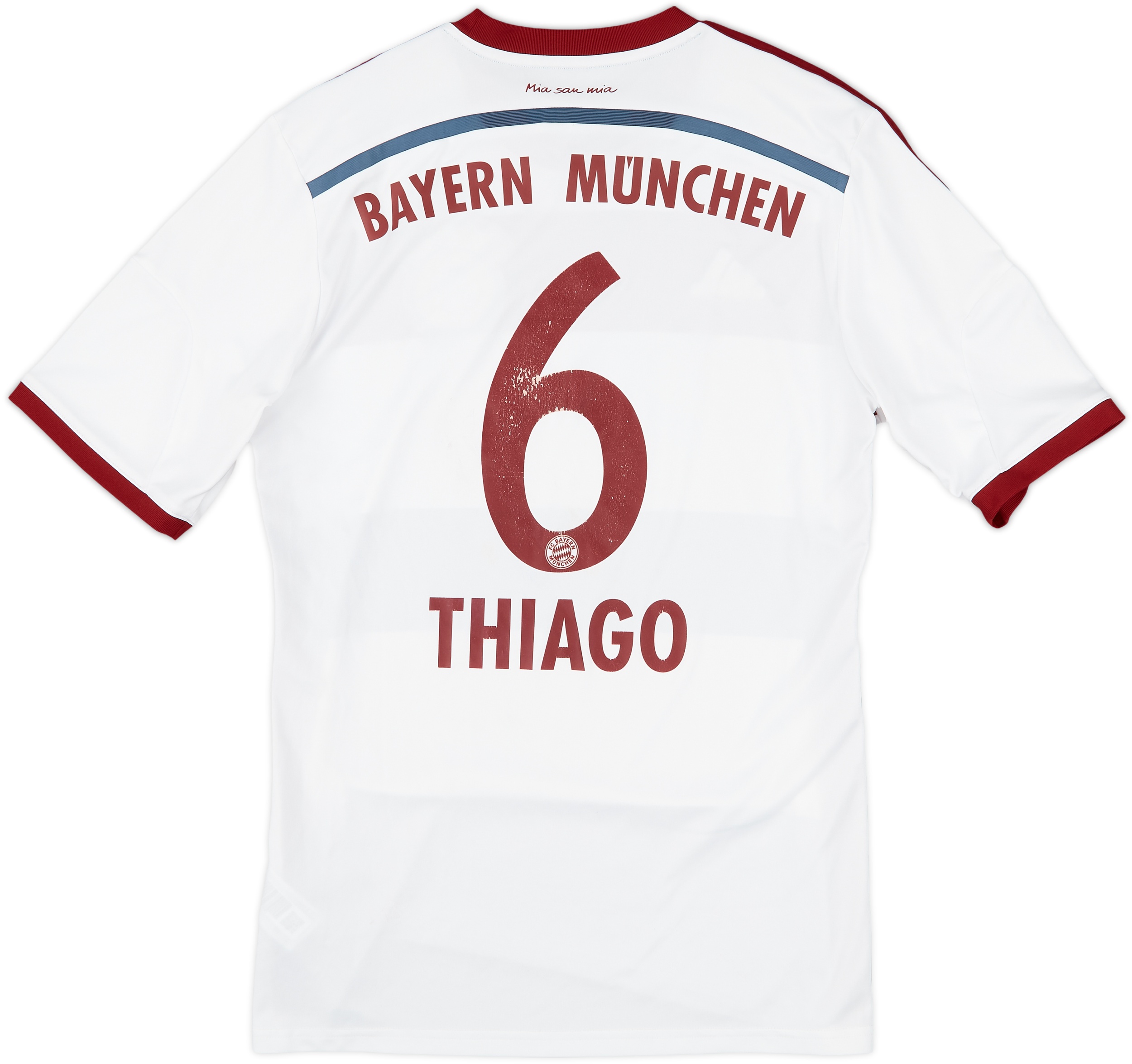 2014-15 Bayern Munich Away Shirt Thiago #6 - 5/10 - (M)