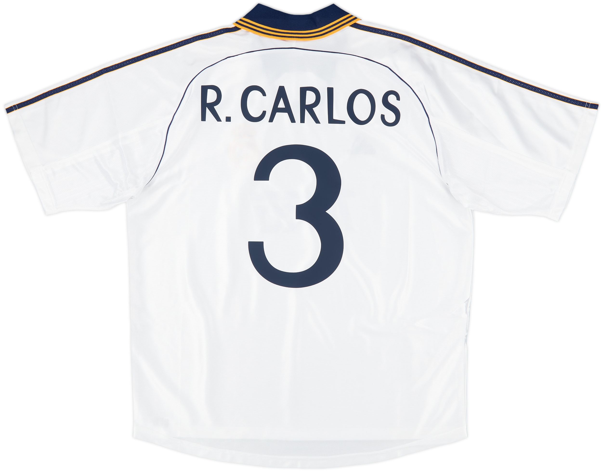 1998-00 Real Madrid Home Shirt R.Carlos #3 (L)