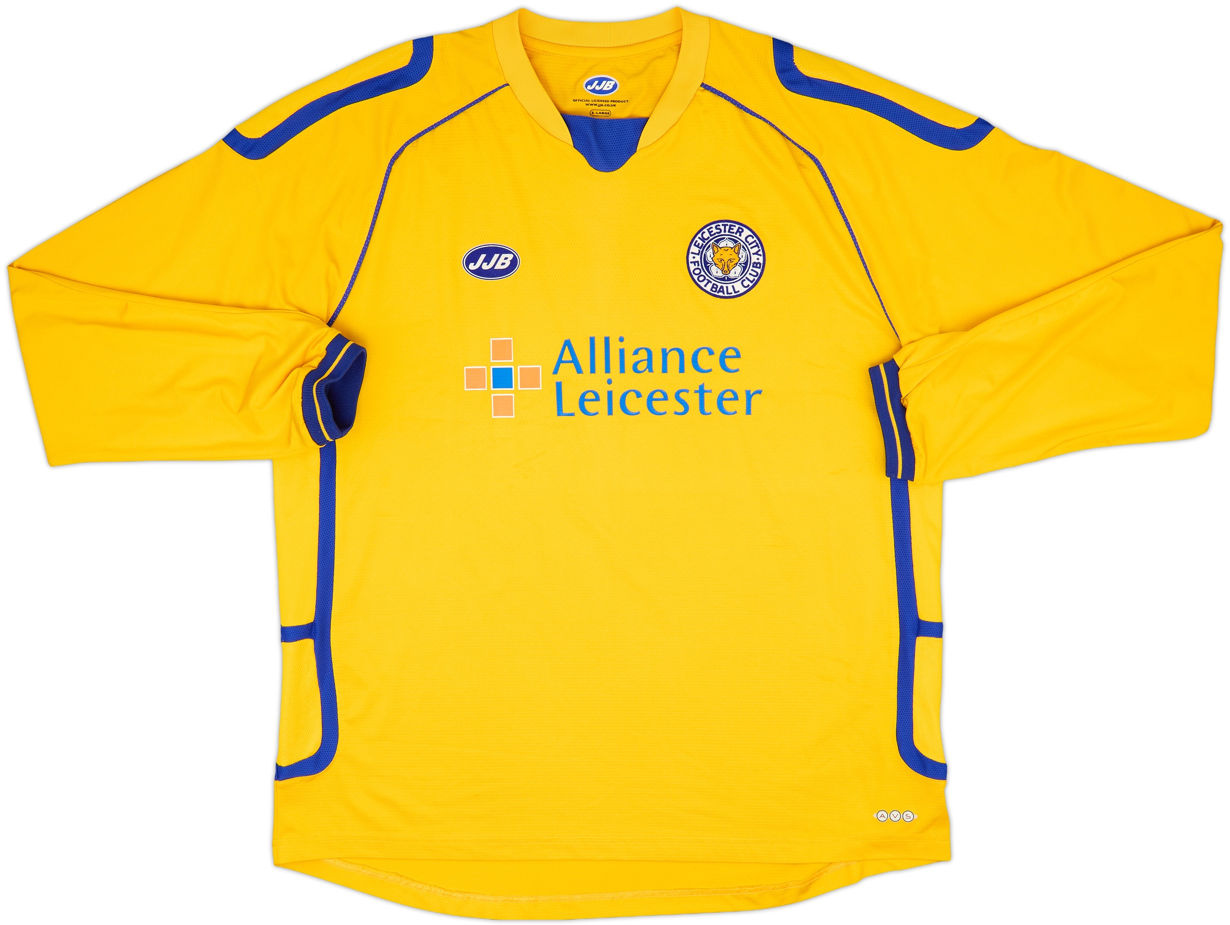 Leicester City 05-06シーズン ヴィンテージユニフォーム 2005-06 Leicester Home L/S Shirt - 8/10 - (XL)