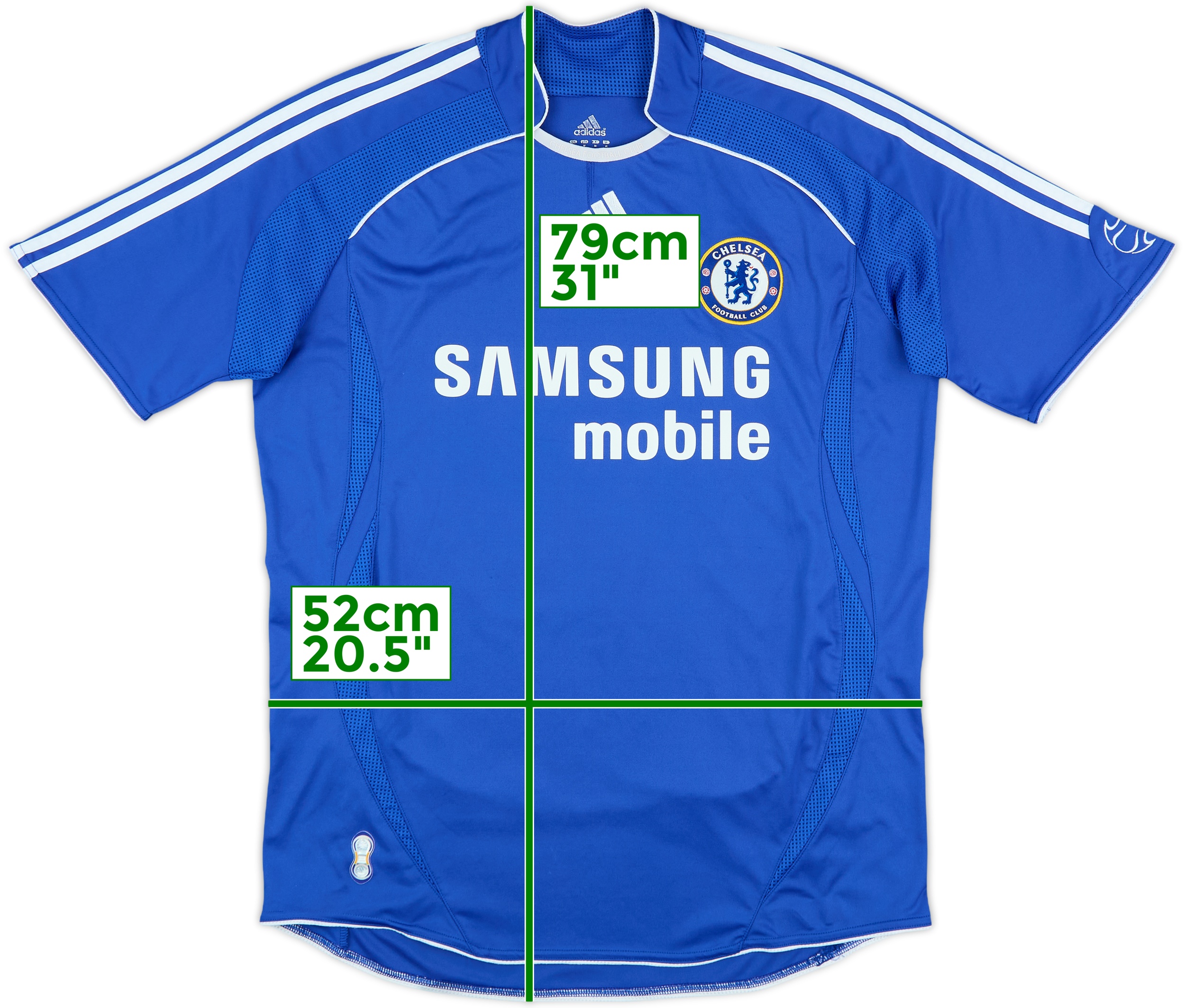 Chelsea FC 06-08season No13 バラック 2006-08 Chelsea Home Shirt Ballack #13 - 7/10 - (M)