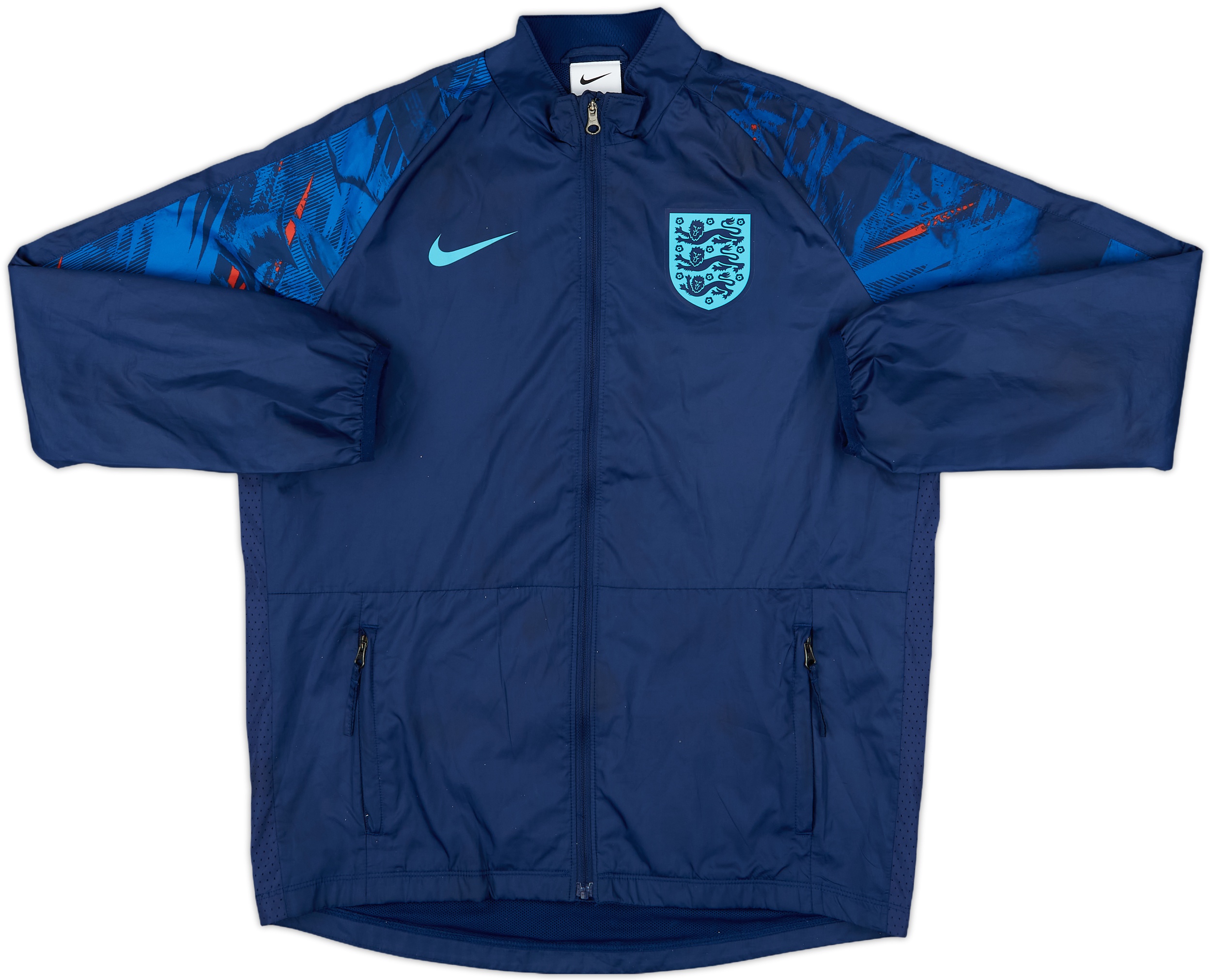 2022-23 England Umbro Track Jacket - 8/10 - (L.Boys)