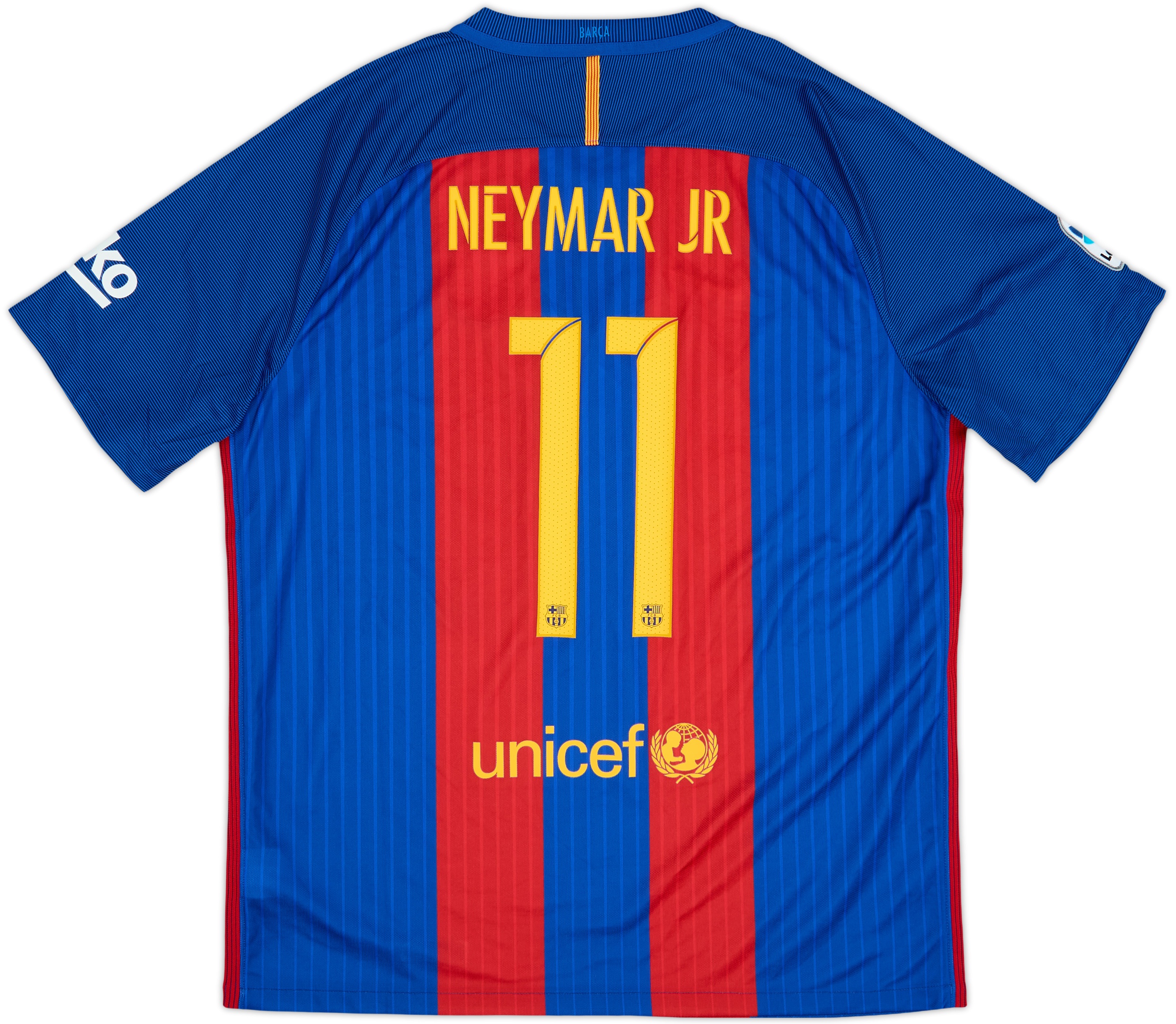 2016-17 Barcelona Home Shirt Neymar Jr #11 - 10/10 - (XL)