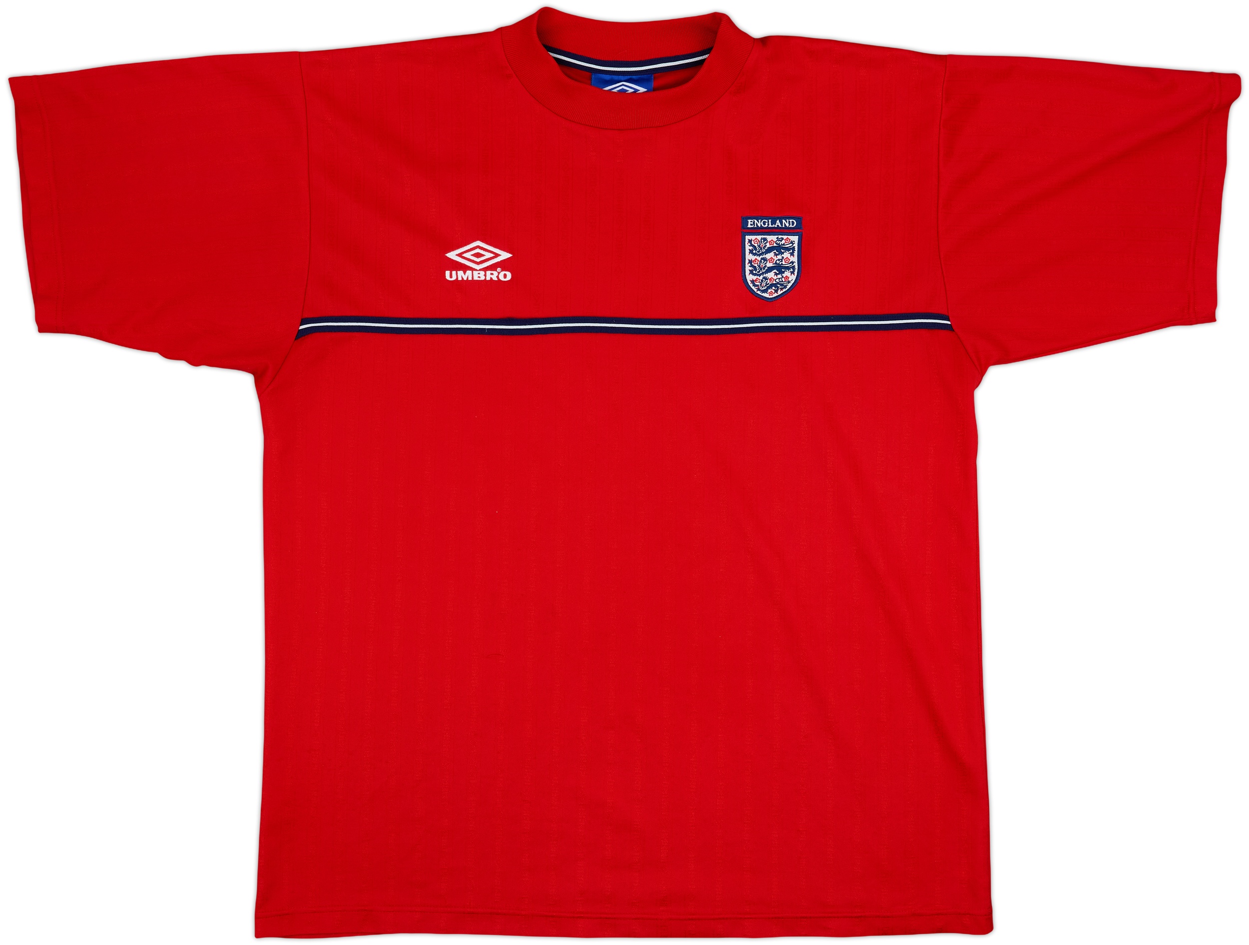 [希少] Umbro イングランド代表 99-00 トレーニングシャツ 1999-01 England Umbro Training Shirt - 9/10 - (XXL)