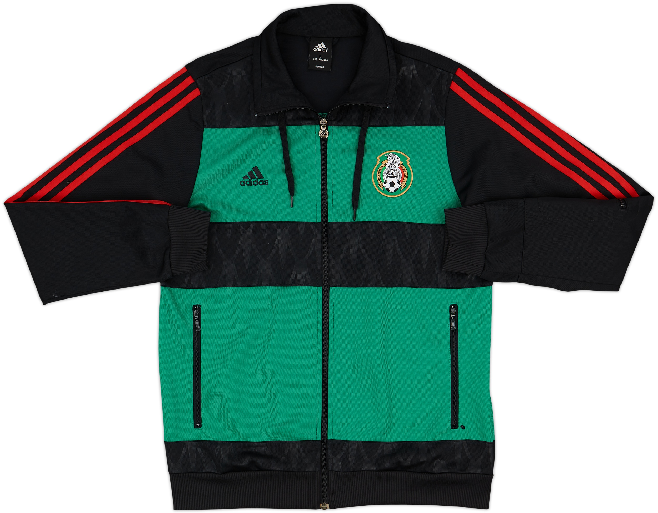 メキシコ アディダス アンセム ジャケット - レッド