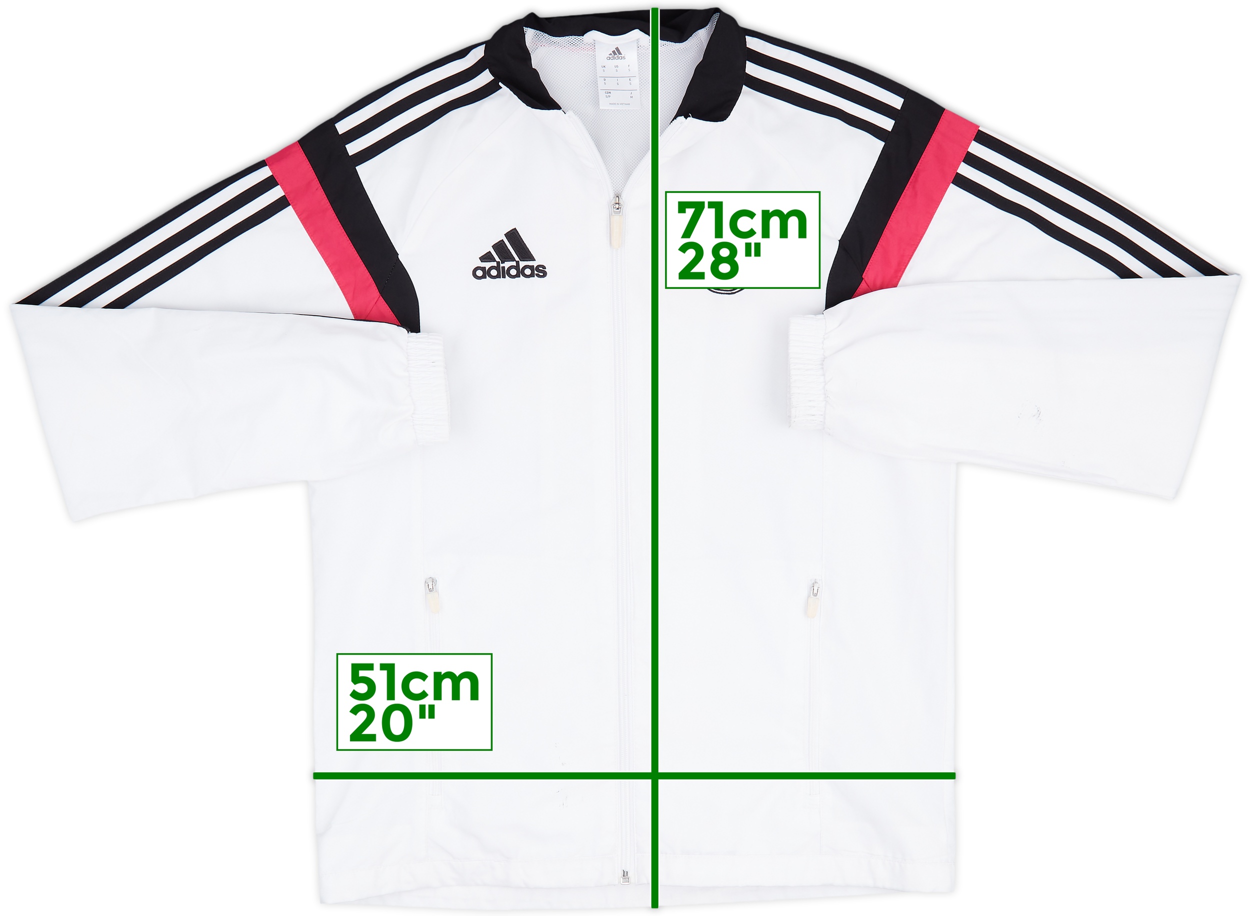 2008-09 Real Madrid adidas Track Jacket - 9/10 - (M/L)