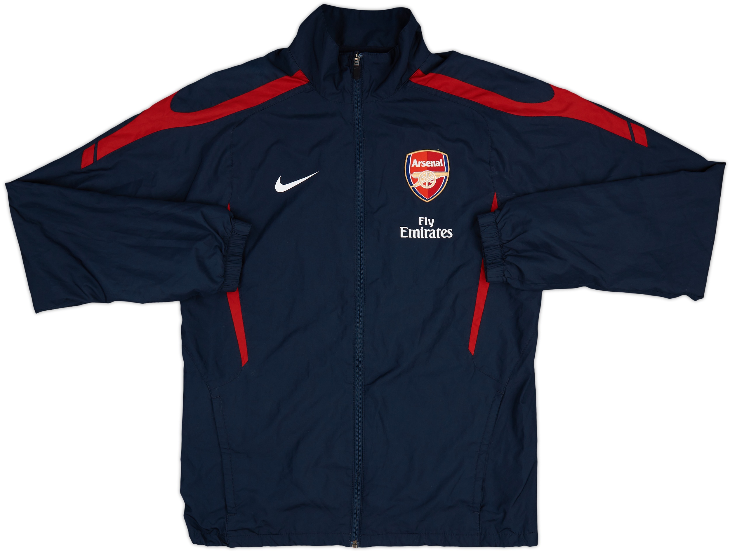 ARSENAL LONDON FOOTBALL SOCCER TRACK TOP JACKET NIKE sz M