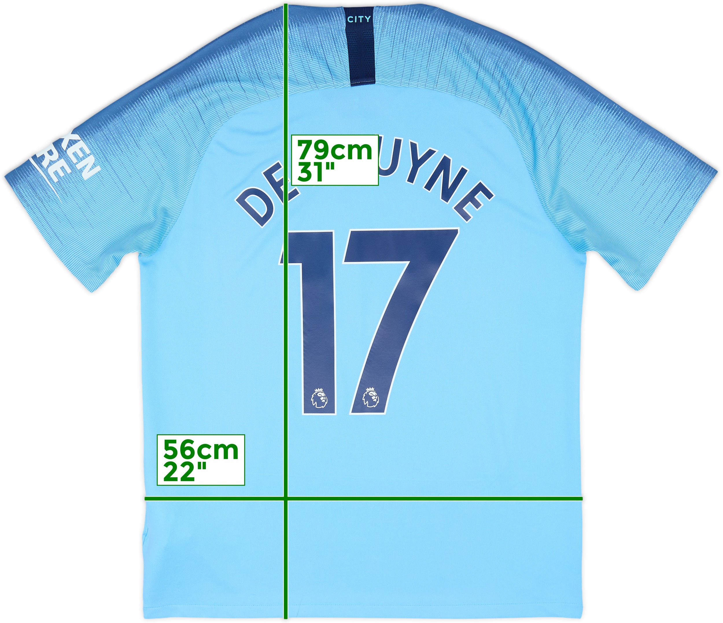 マンチェスター・シティ DE BRUYNE 17 シャツ