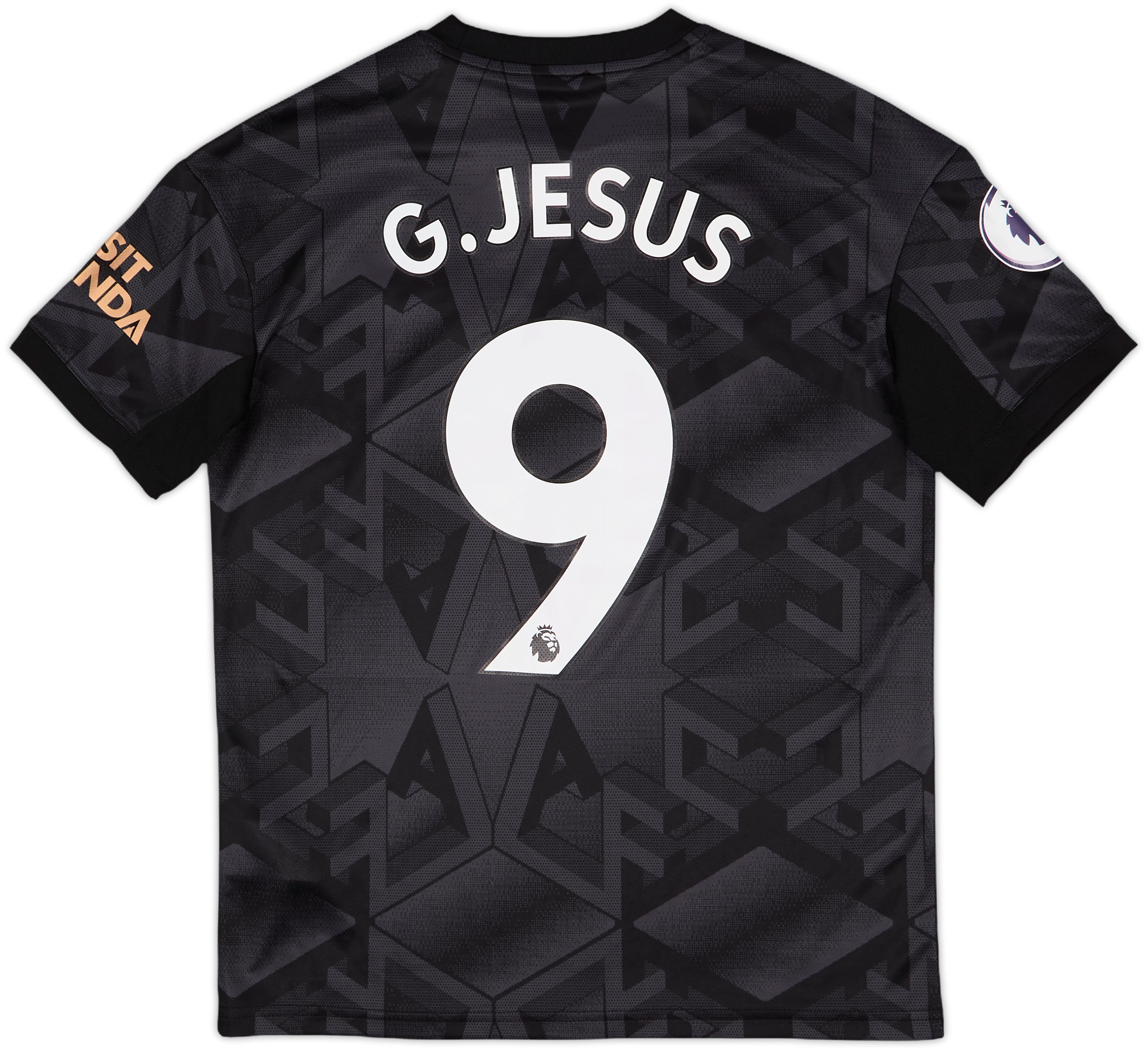 アーセナル G. JESUS 9番 シャツ 2022-23 Arsenal Away Shirt G.Jesus #9 - 10/10 - (L.Boys)