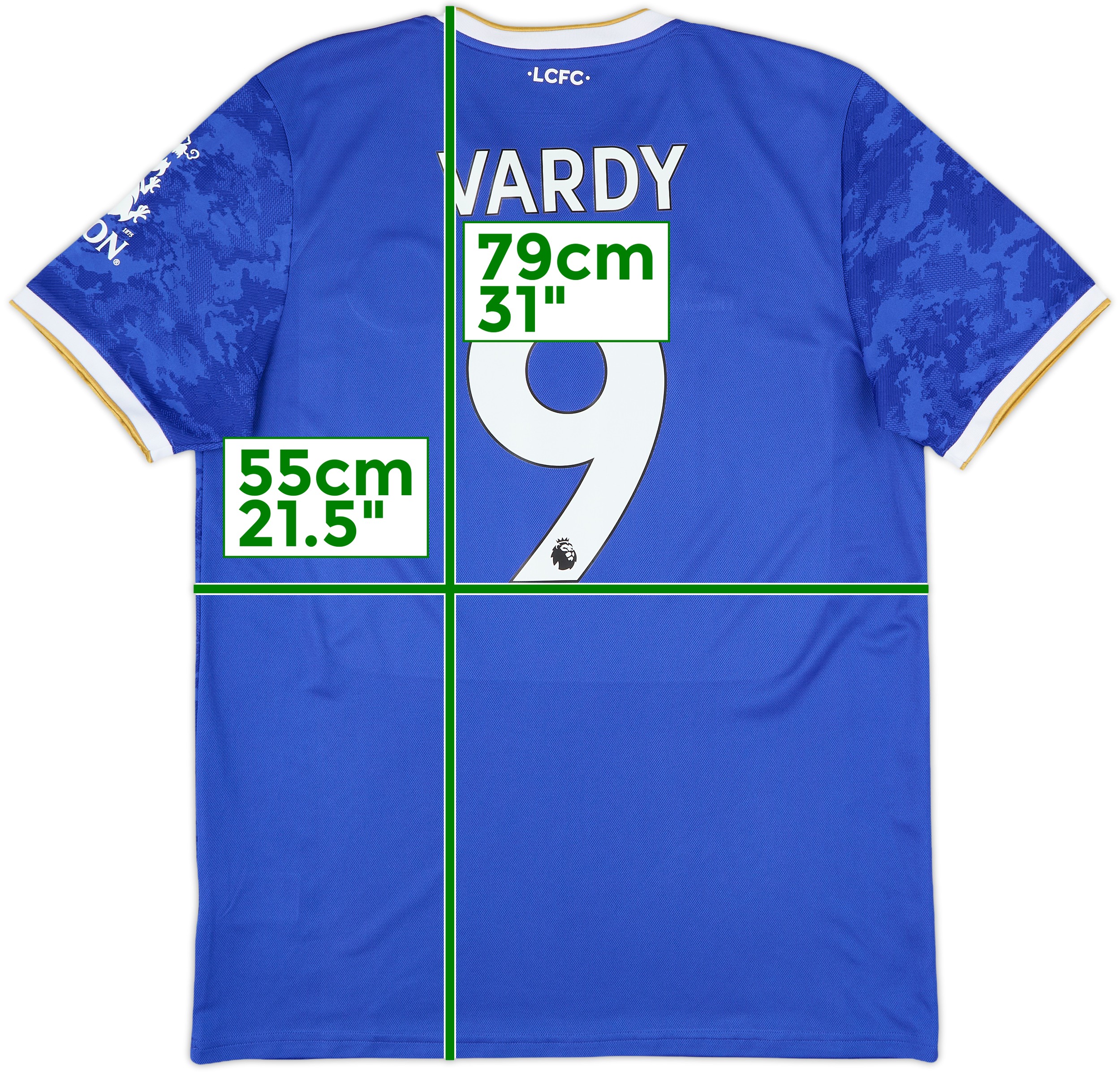 Leicester19-20 City VARDY 9 ユニフォームMサイズ 2019-20 Leicester Home Shirt Vardy #9 (M)