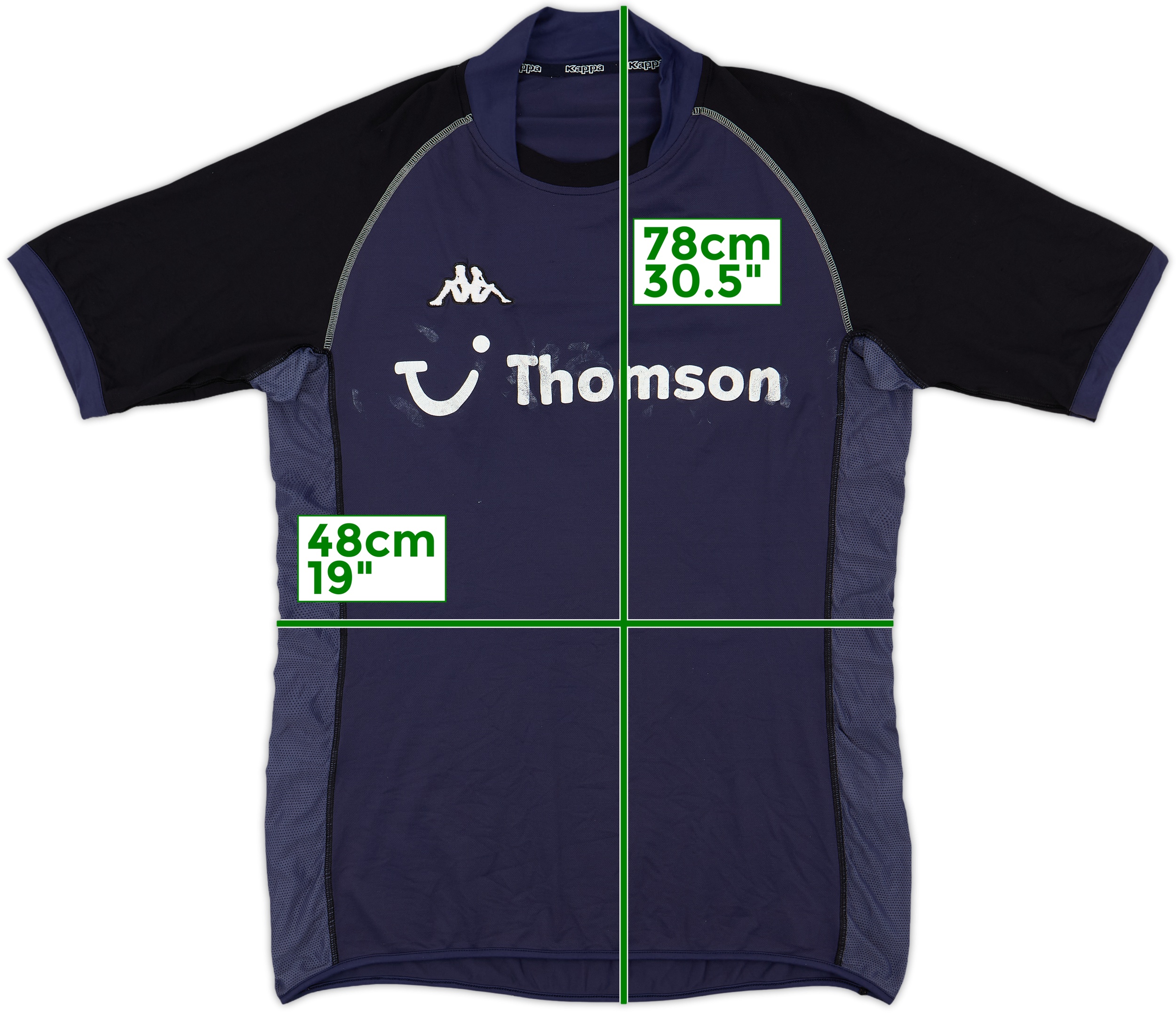 Kappaトッテナム・ホットスパーFC 2002-03 アウェイ 2002-03 Tottenham Away Shirt - 5/10 - (M)