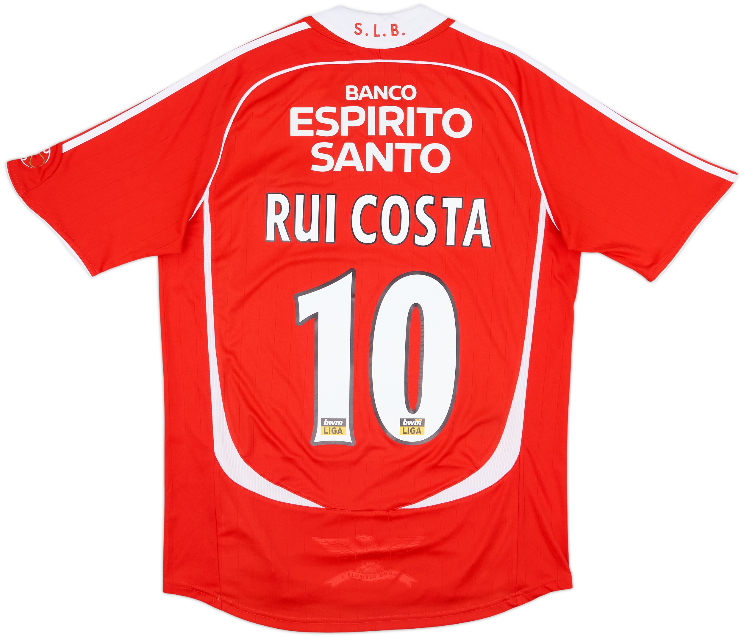 2006-07 Benfica Home Shirt Rui Costa #10 - 9/10 - (M)