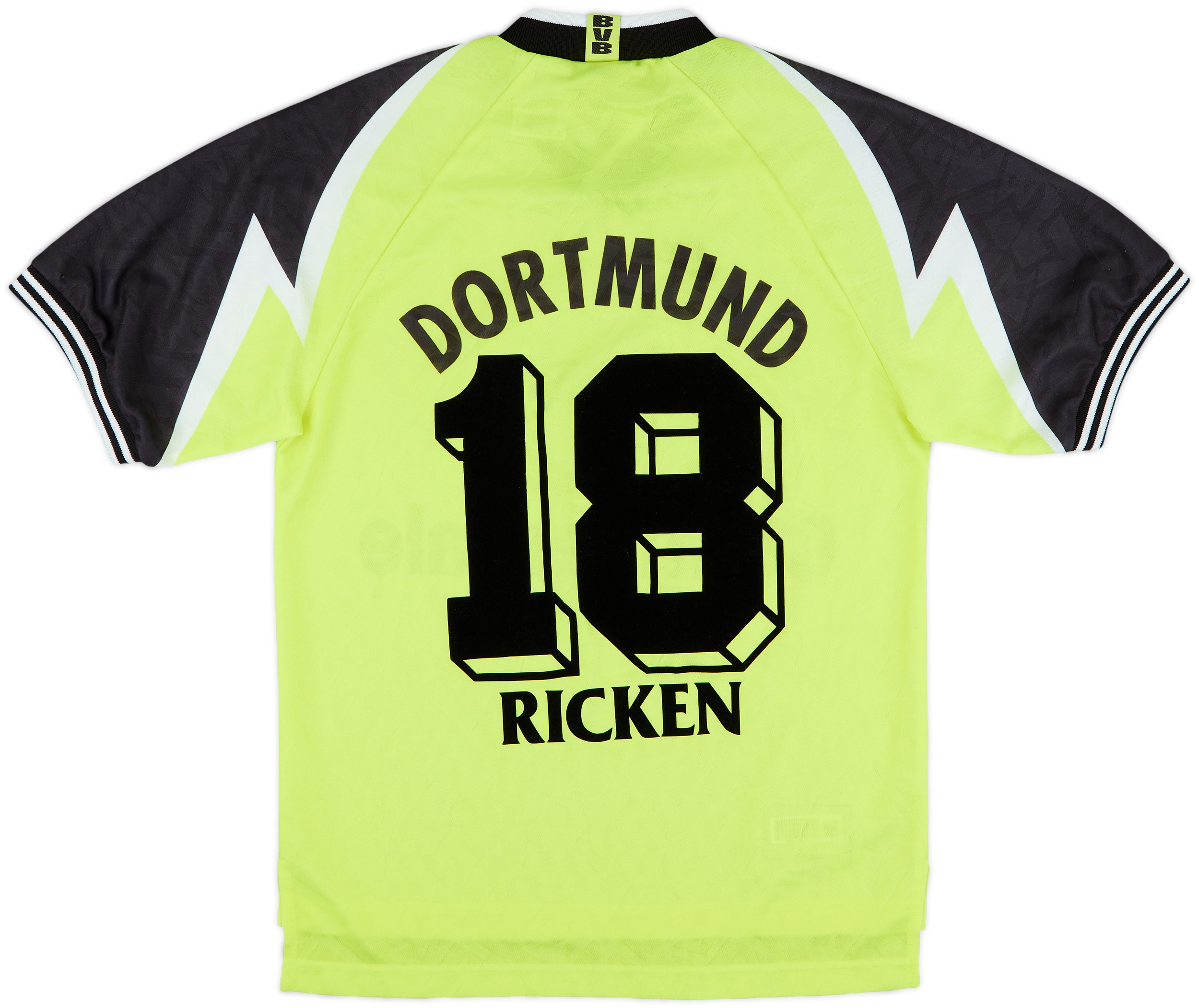NIKE Borussia Dortmund 1995/96 サッカーシャツ 1995-96 Borussia Dortmund Home L/S Shirt - 8/10 - (S)