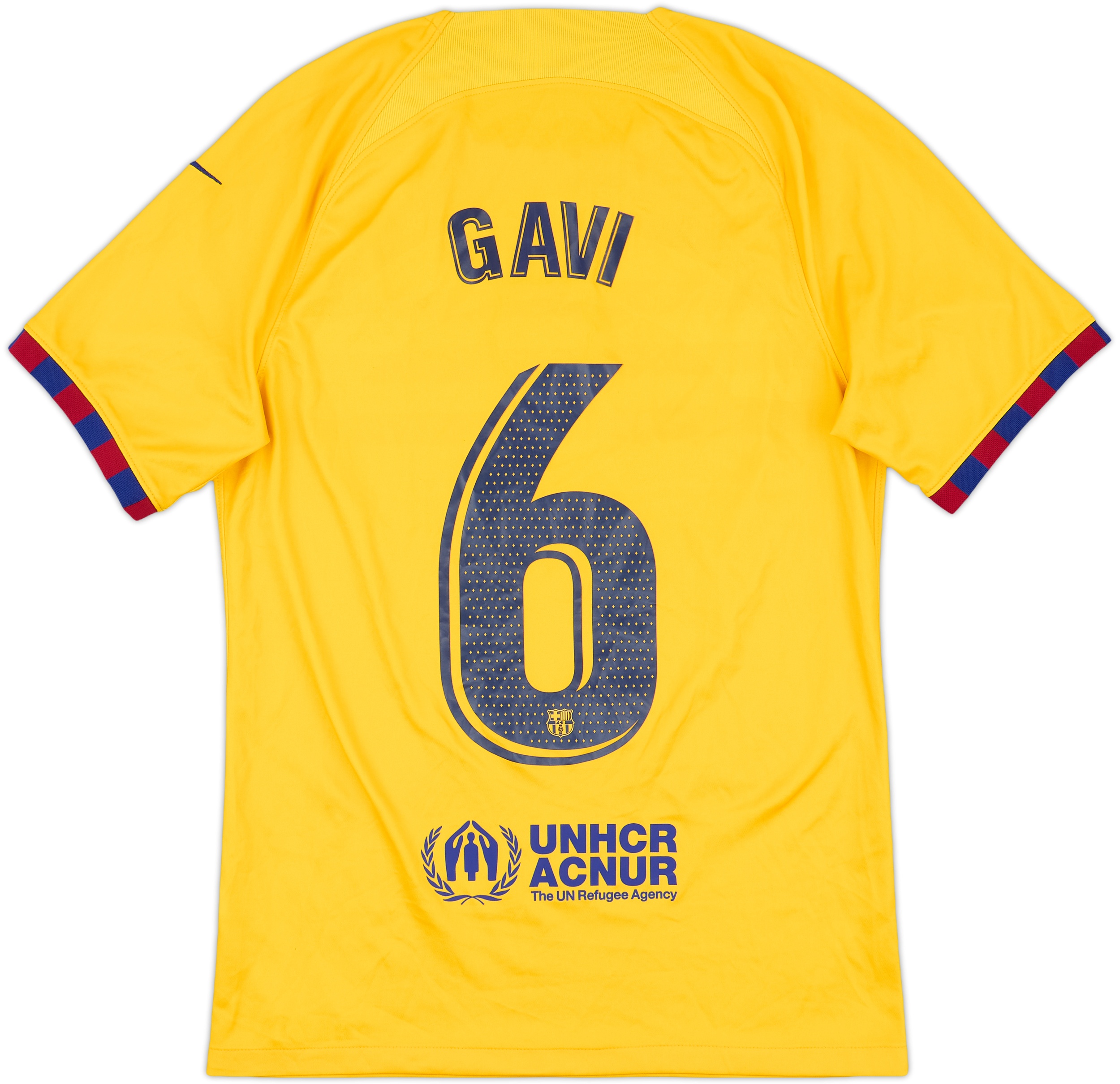 2023-24 Barcelona Fourth Shirt Gavi #6 - 6/10 - (S)
