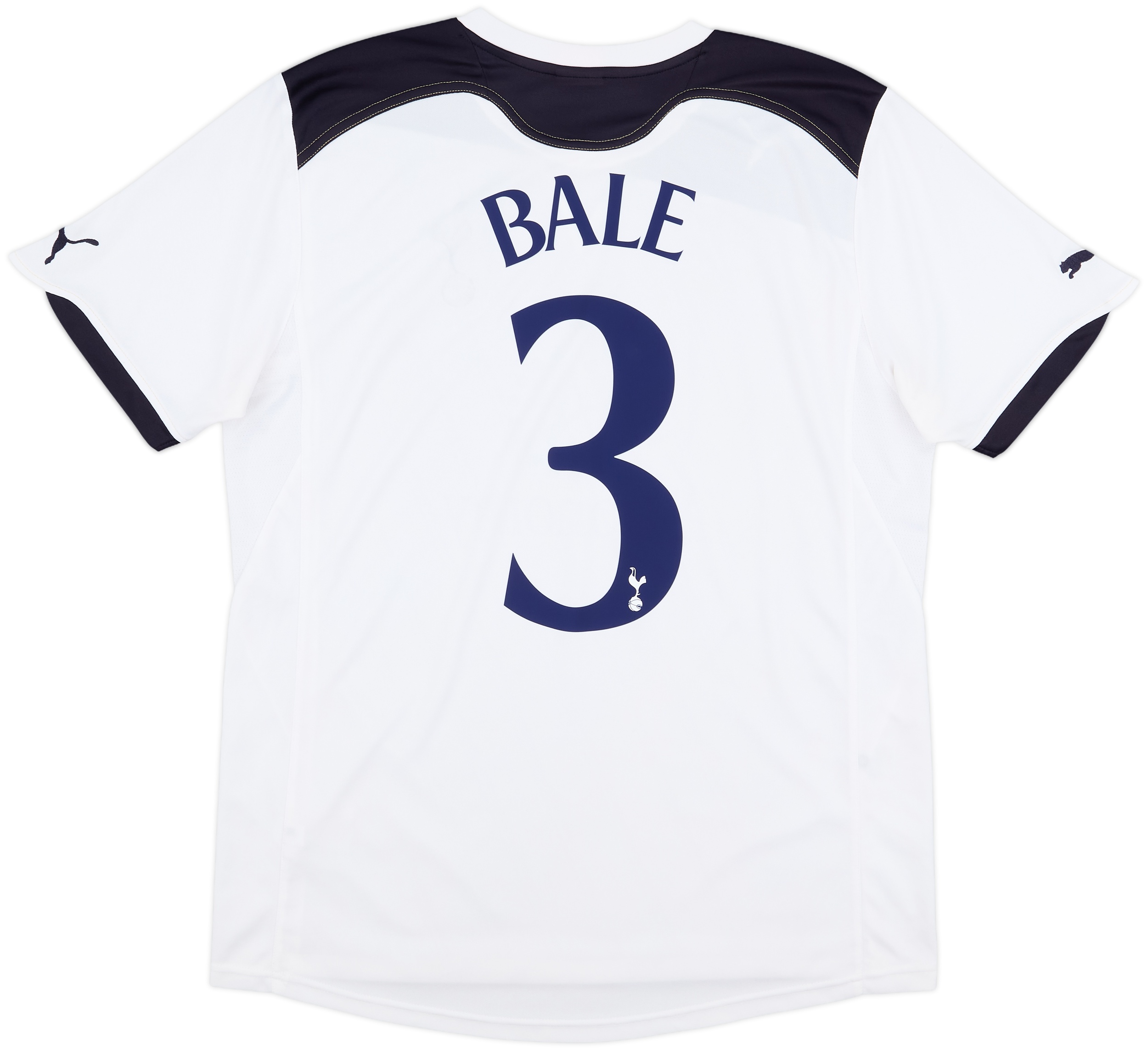 【トッテナム】2010-2011 CL Home #3 ベイル 2010-11 Tottenham Home Shirt Bale #3 - 9/10 - (M)