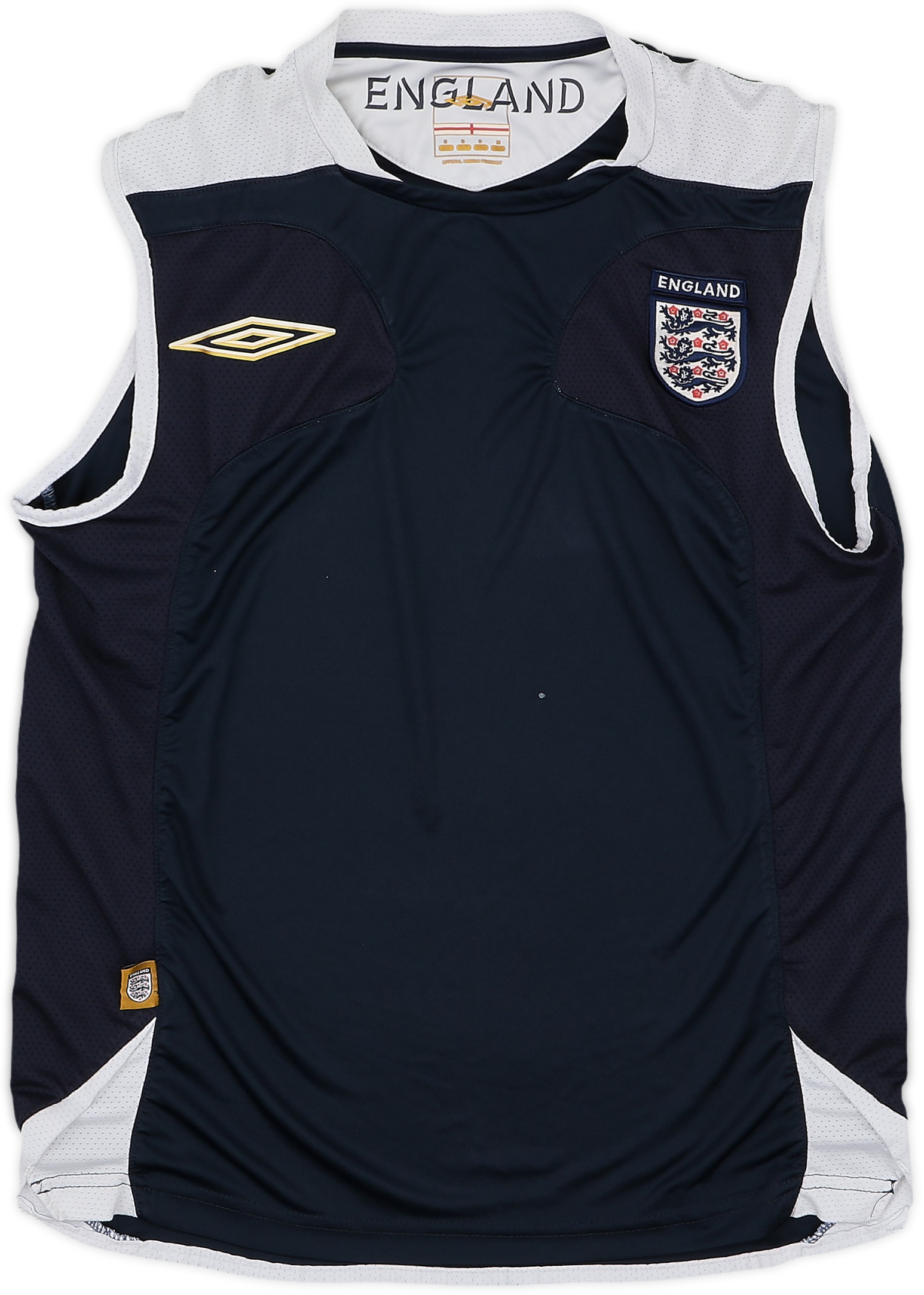 England Umbro Training Vest アンブロ 2006-07 England Umbro Training Vest - 7/10 - (S)