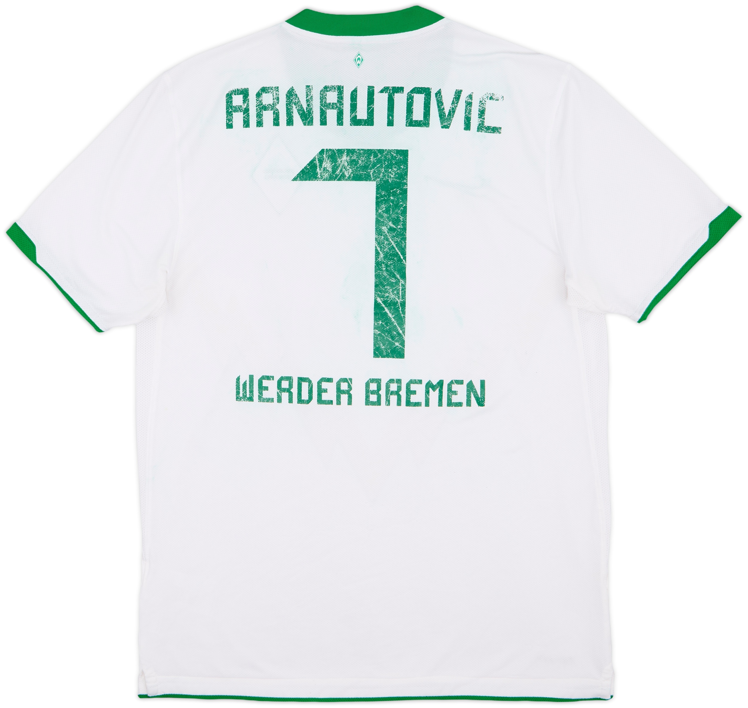 2010-11 Werder Bremen Away Shirt Arnautovic #7 - 4/10 - (L)