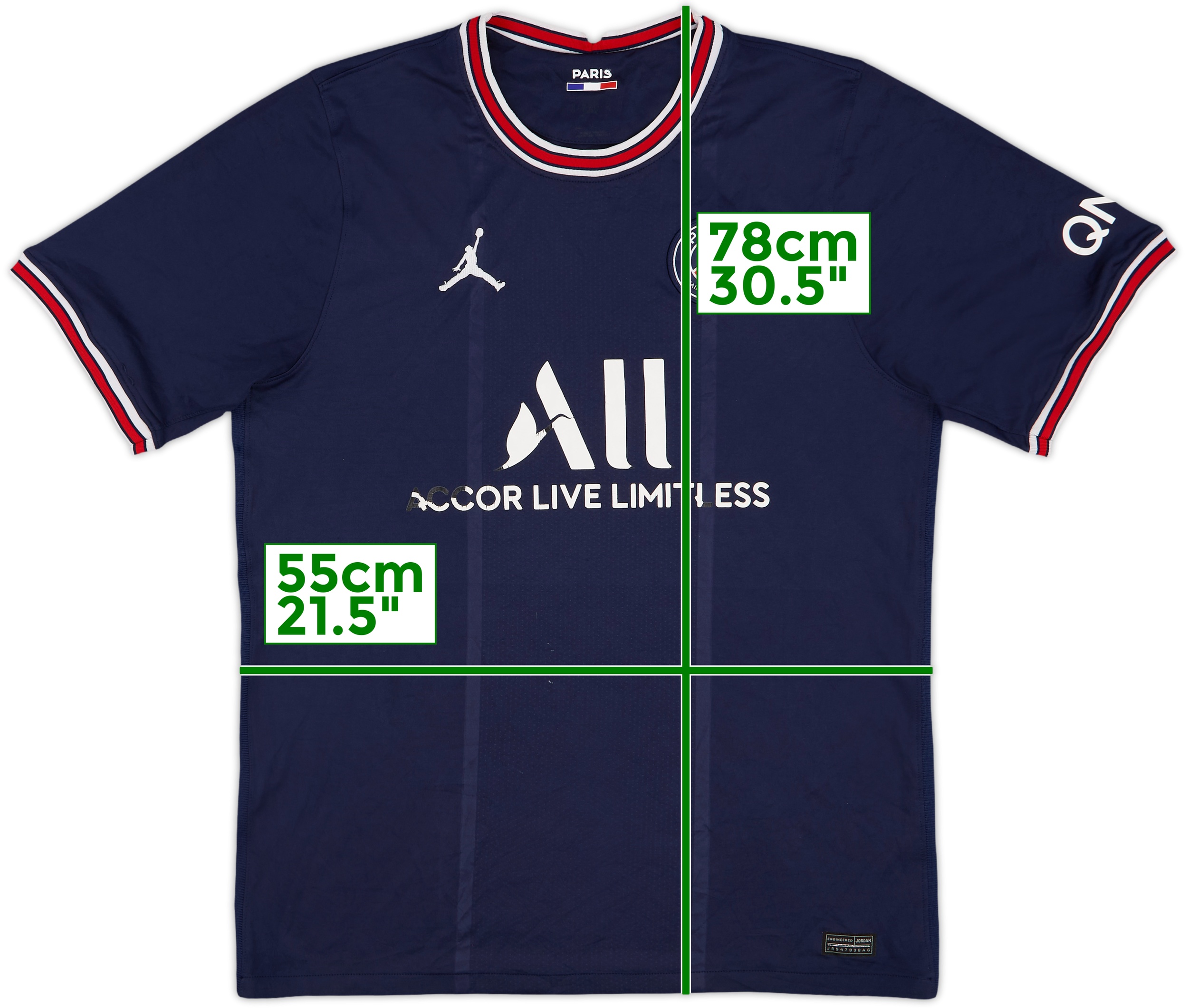 その他 Folsom PSG-202 2021-22 Paris Saint-Germain Home Shirt - 4/10 - (XXL)