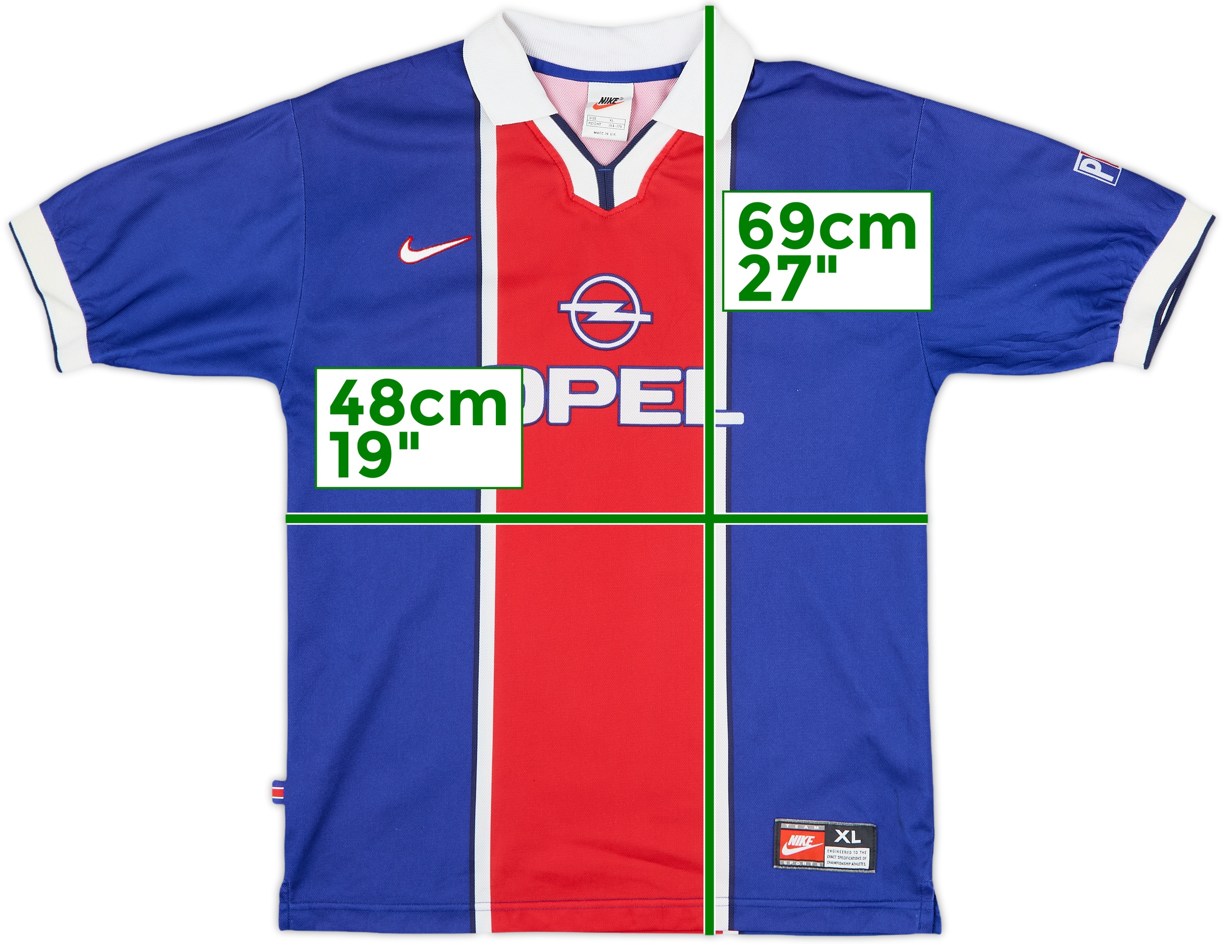 1997-98 Paris Saint-Germain Home Shirt - 8/10 - (XL.Boys)