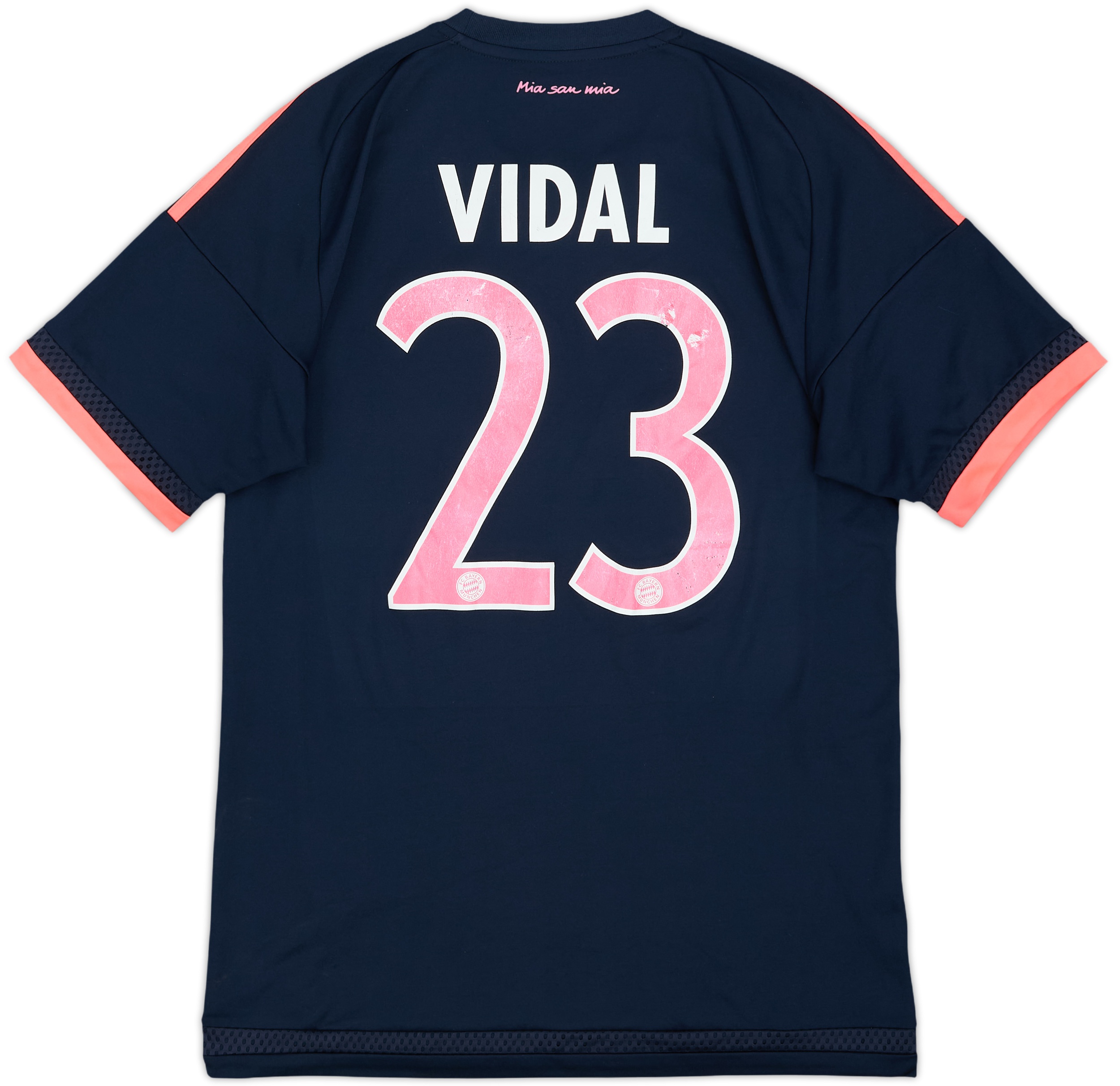 2015-16 Bayern Munich Third Shirt Vidal #23 - 5/10 - (S)