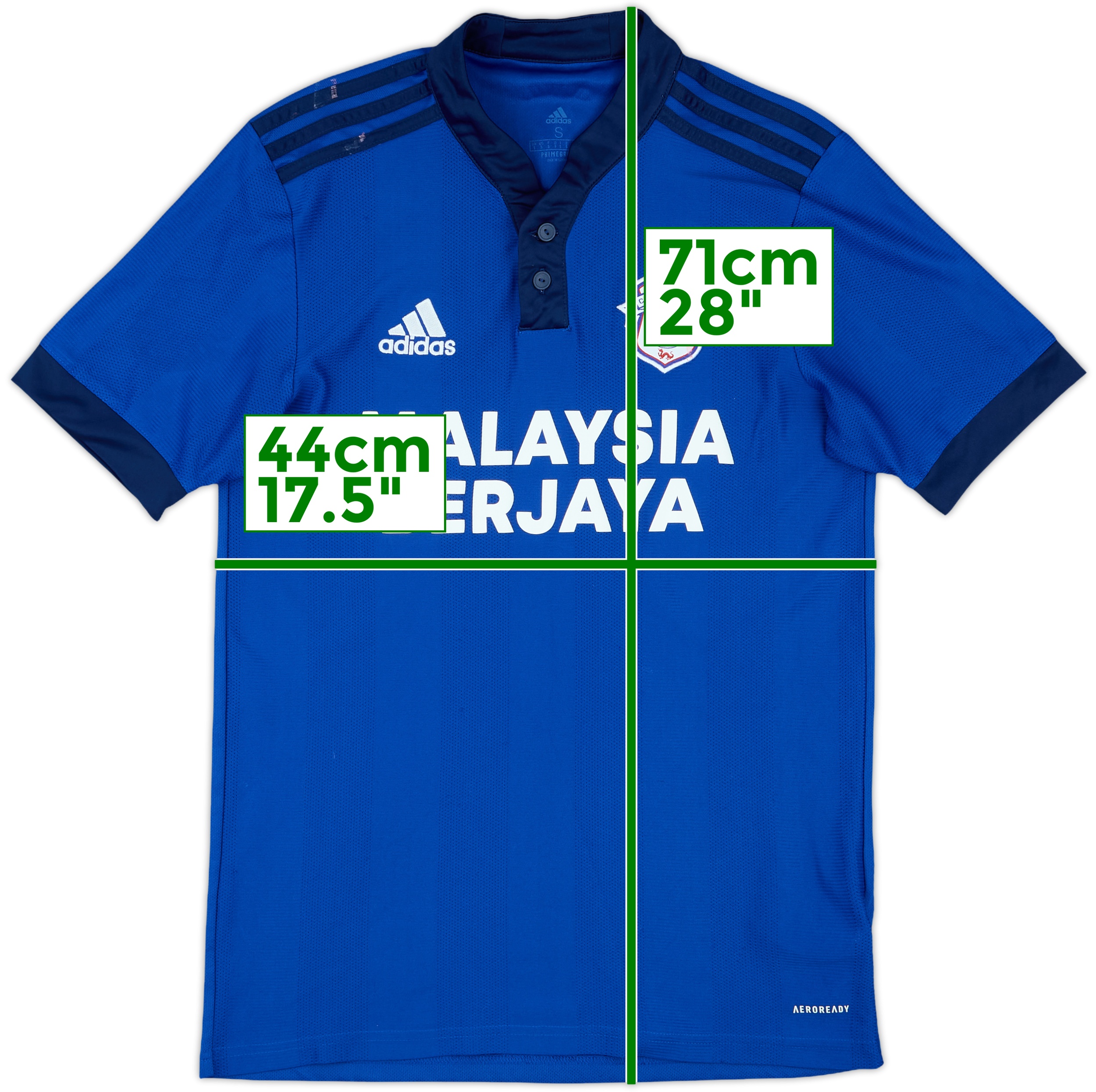 【希少？】08 CARDIFF AREA 1000PGS 2021-22 Cardiff Home Shirt - 6/10 - (S)