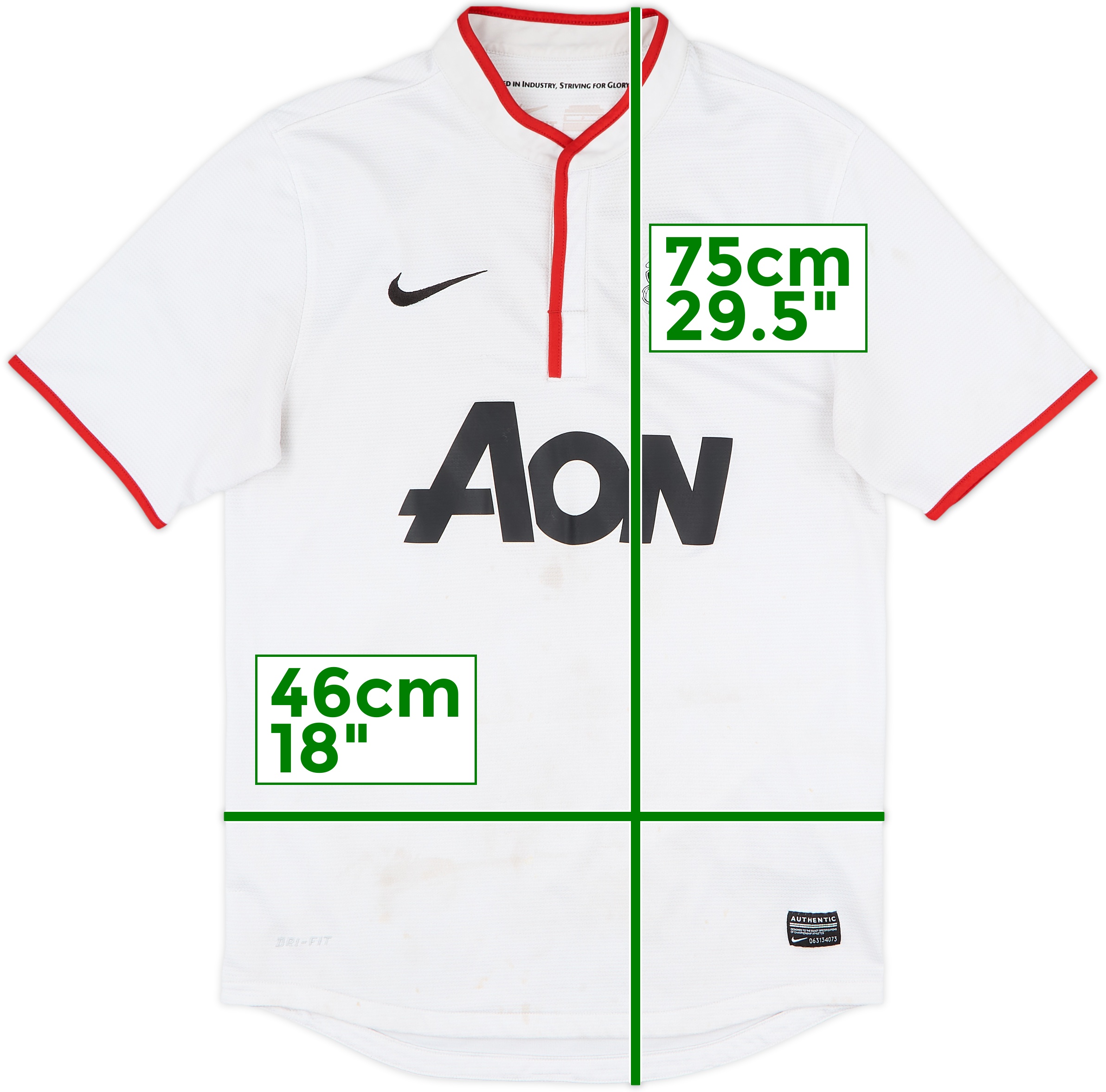 2012-14 Manchester United Away Shirt - 4/10 - (S)