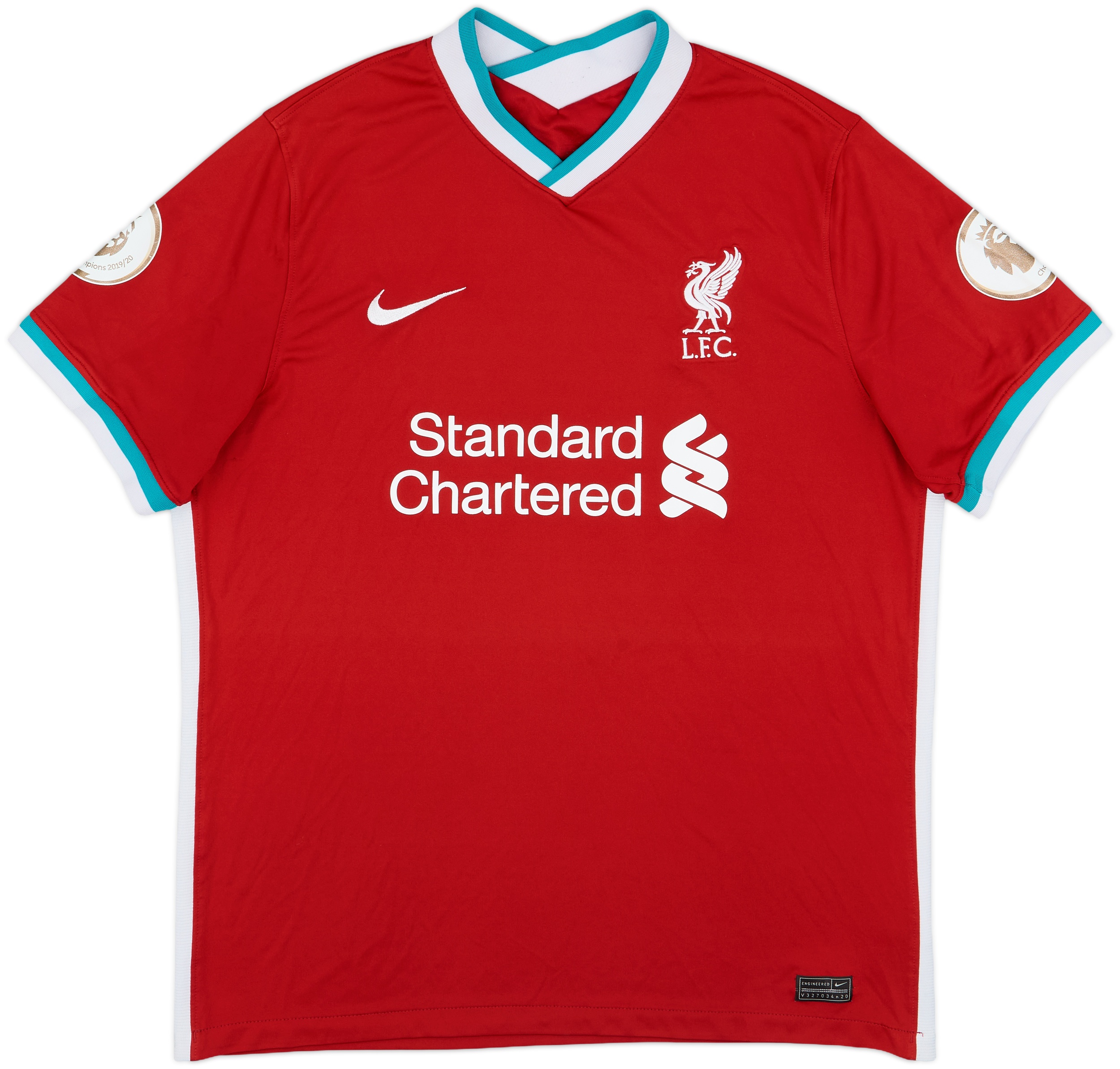 2020-21 Liverpool Home Shirt Thiago #6 - 6/10 - (M)