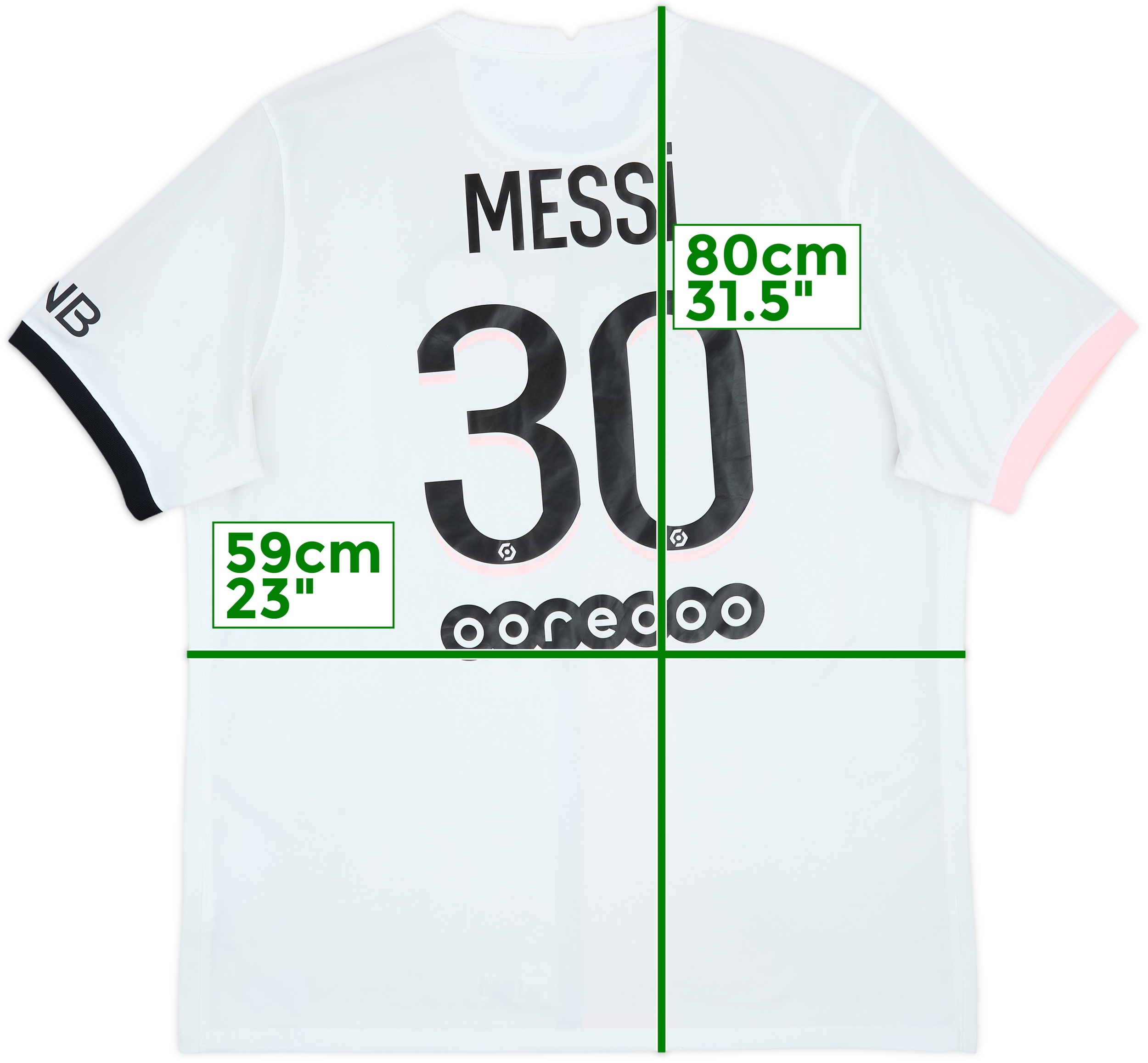 新品　上下セット　PSG　L size ノーブランド　メッシ　MESSI Paris Saint-Germain PSG Third Jersey 2021 Messi 30