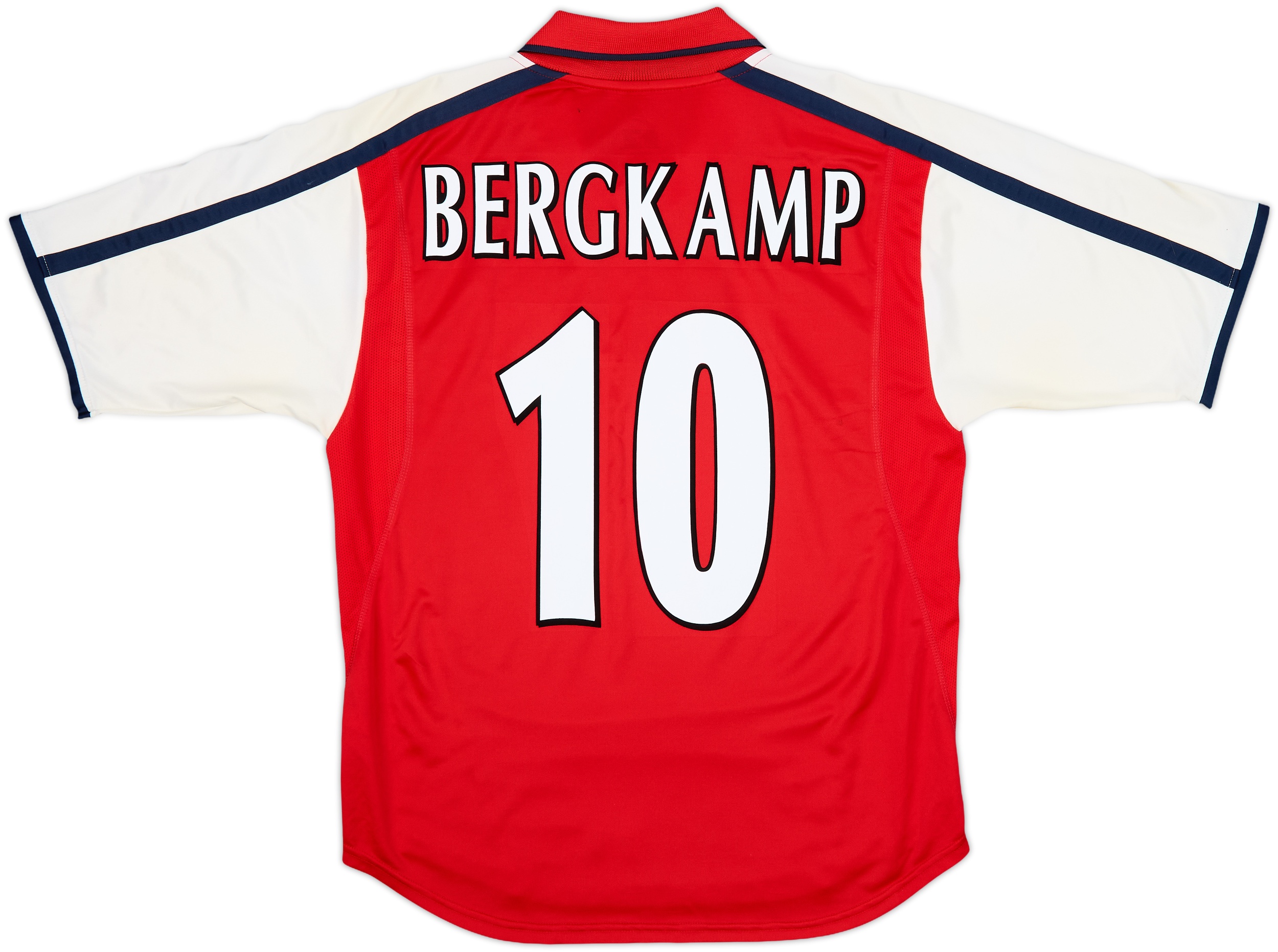 新品 00-01 アーセナル ベルカンプ 10番 シャツ 長袖 BERGKAMP アーセナル 2005-06 Nike ホーム長袖 PLバッジ付き #10 BERGKAMP