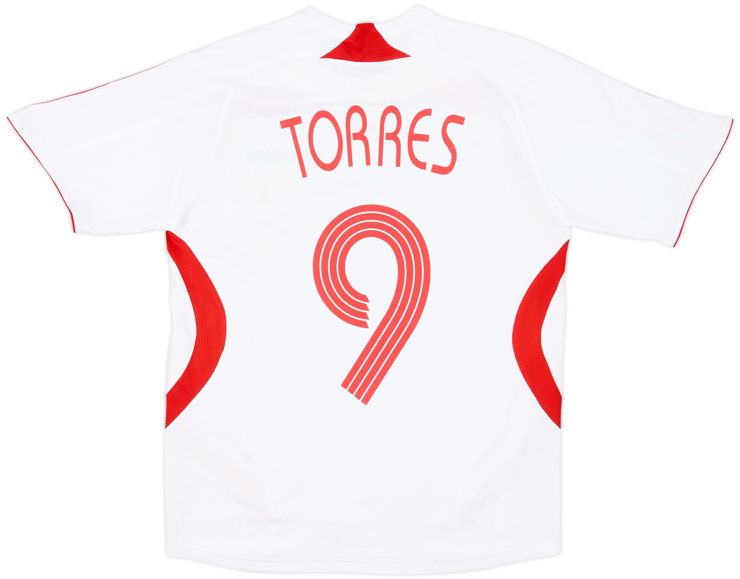 ウェア 09-10 Liverpool AWAY No.9 TORRES 2009-10 Liverpool Away Shirt Torres #9 - 9/10 - (L)
