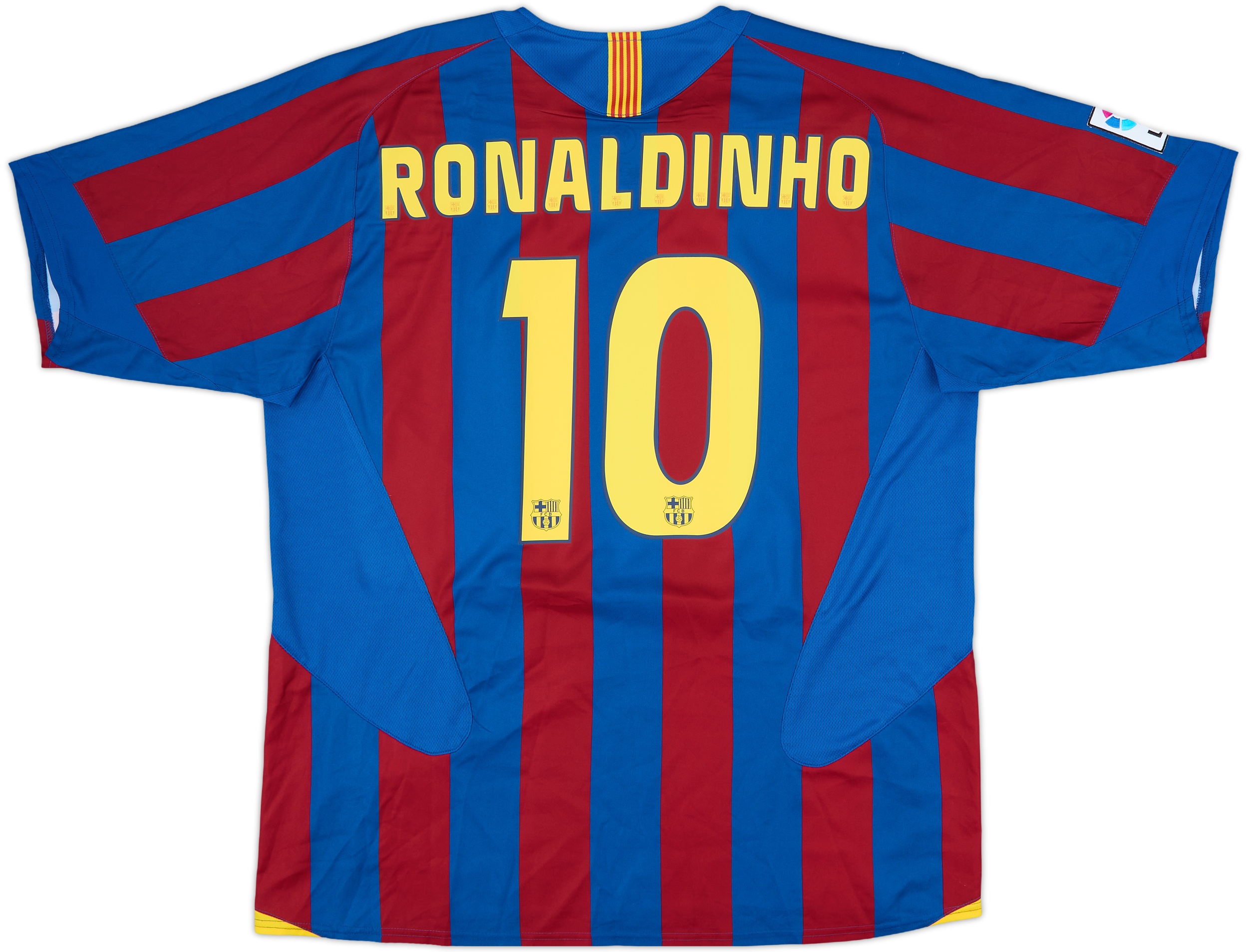 サッカー　ユニフォーム　FC Barcelona　Ronaldinho 10番 82f61e1a6d01d7f8cfb976bf21dcd7