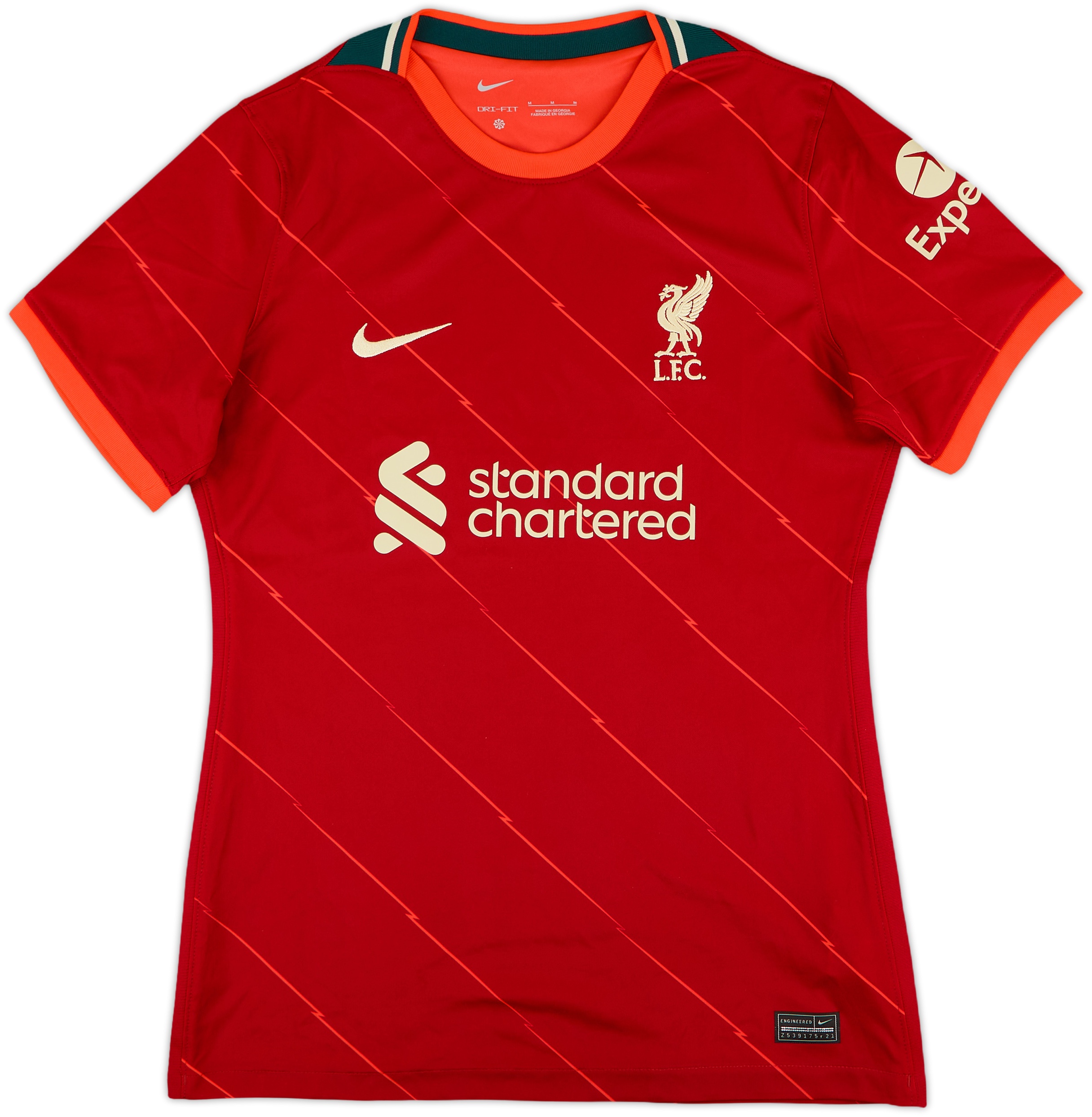 Liverpool FC 20/21 Home アーノルド　チャンピオンパッチ 2021-22 Liverpool Home Shirt - 8/10 - (Women's M)