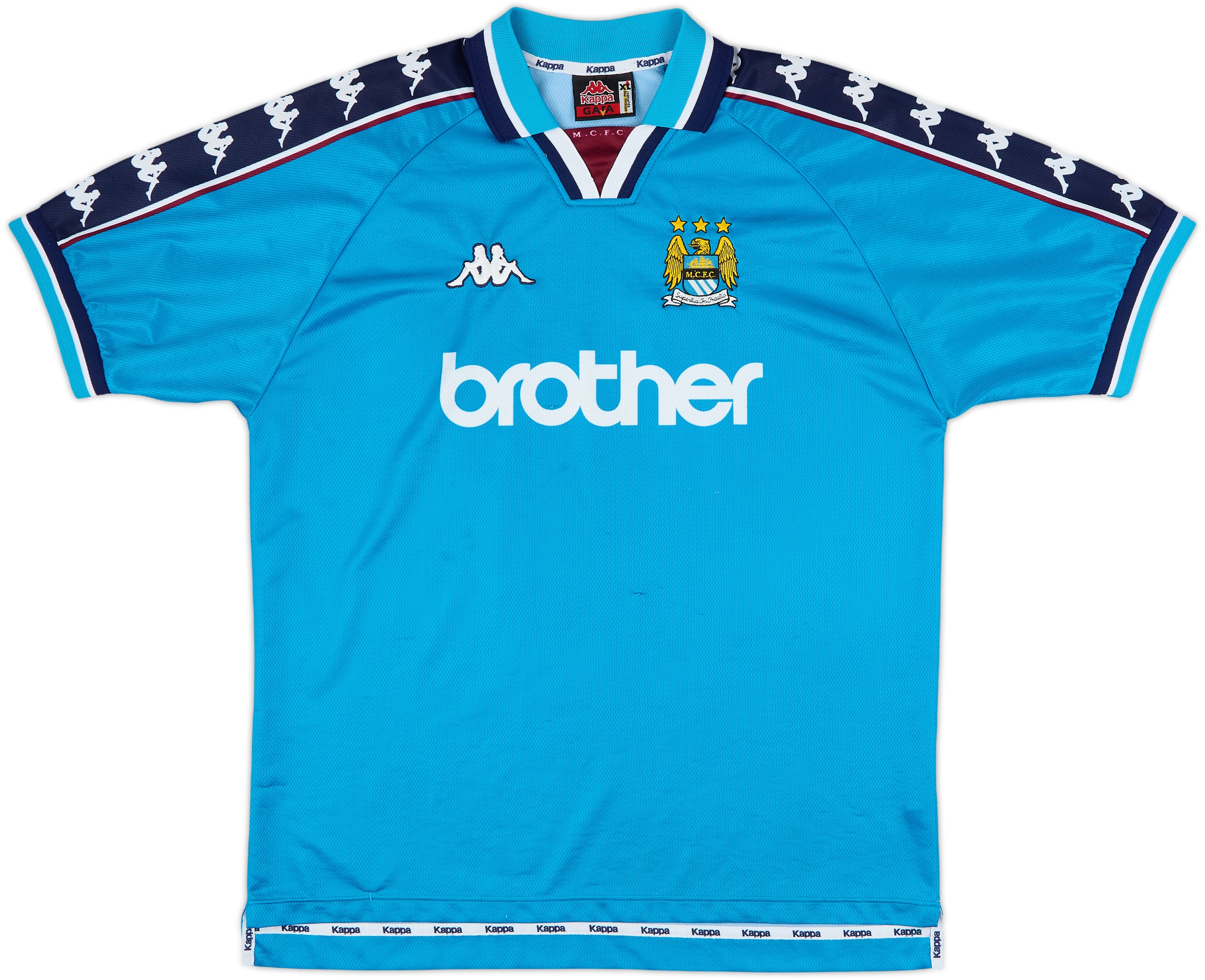 1997-99 Manchester City Home Shirt - 8/10 - (XL)