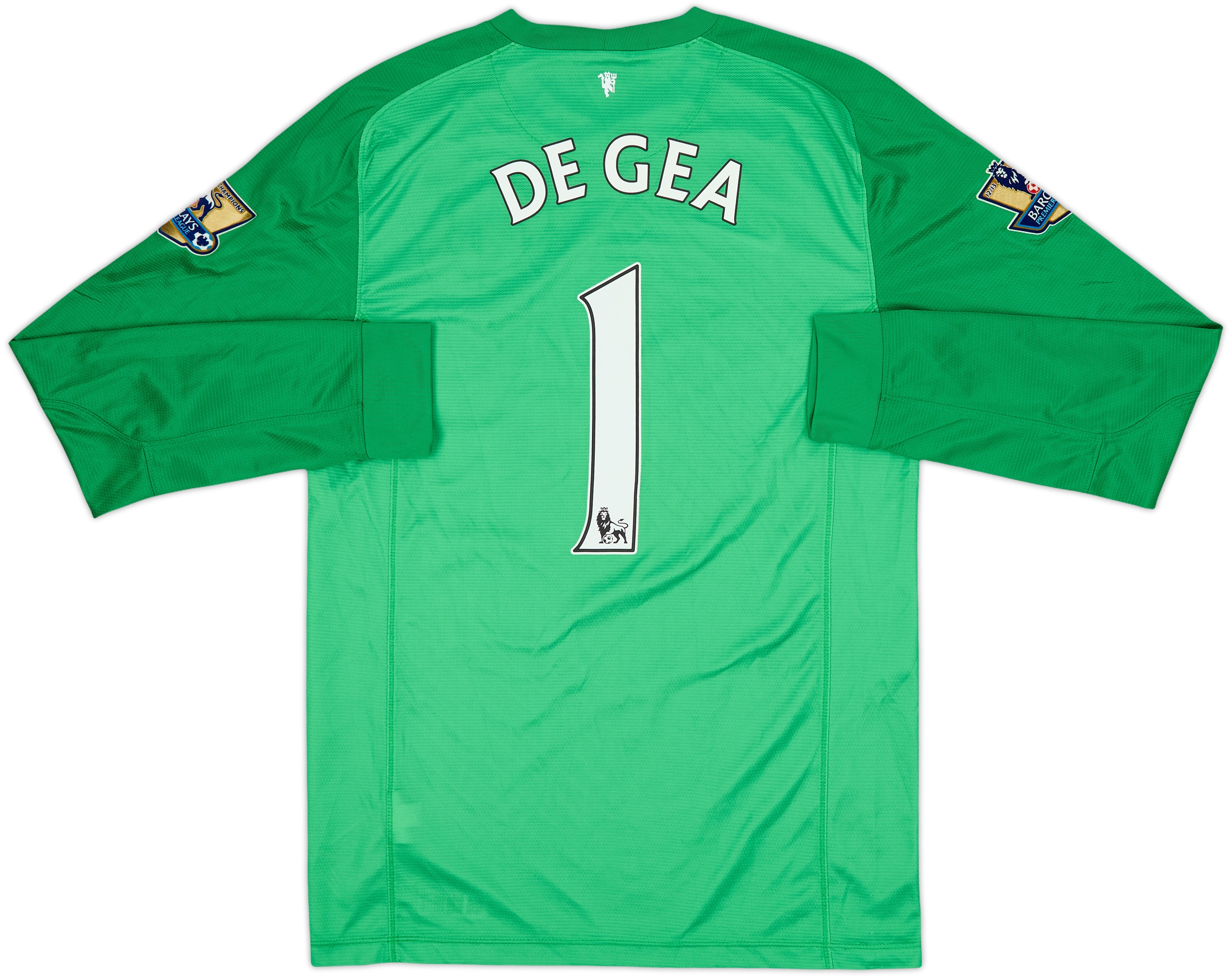 り*う様 Nike Manchester United De Gea ゴールキー 2013/14 Manchester United Goalkeeper Jersey #1 De Gea Medium
