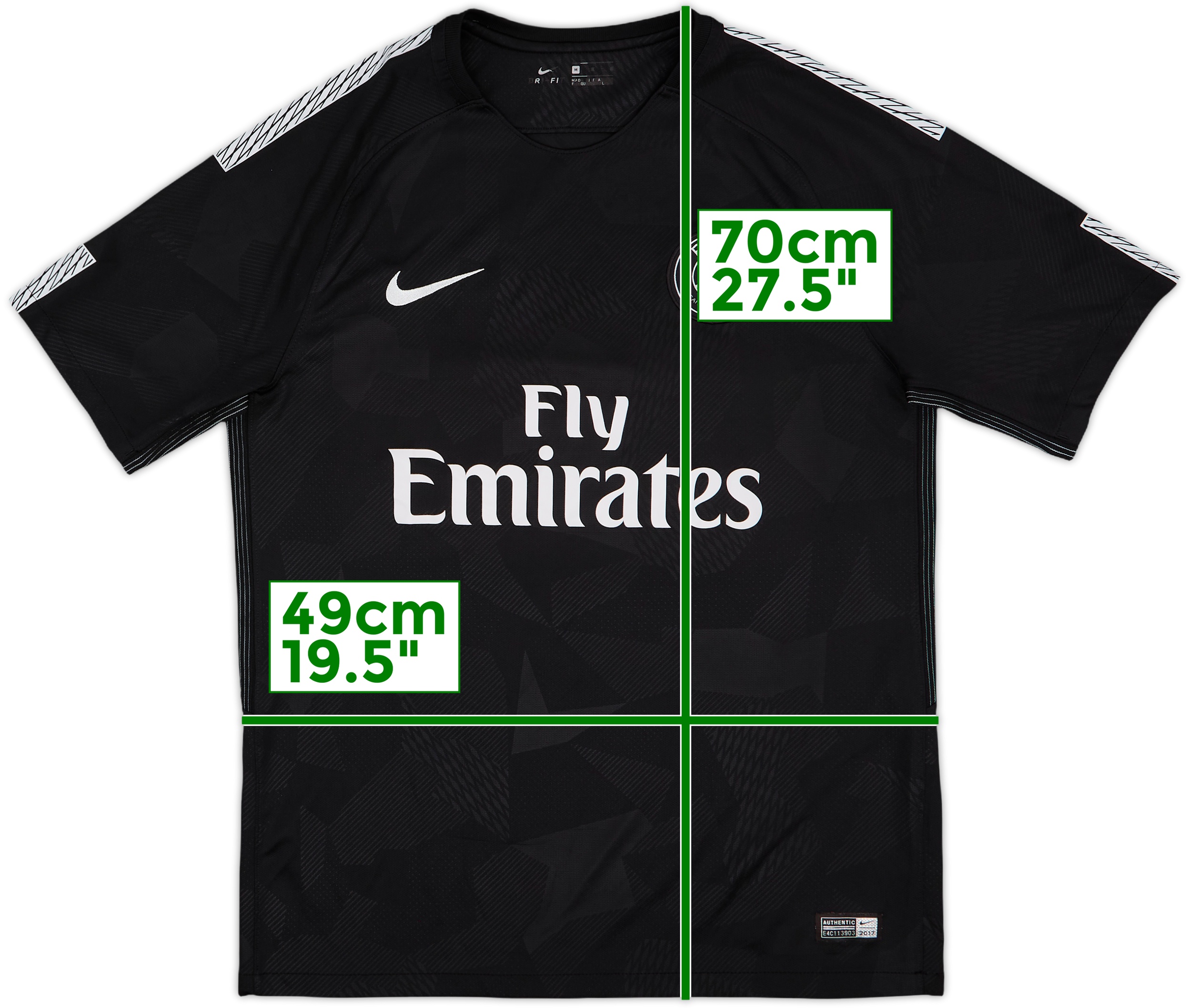 2017-18 Paris Saint-Germain Third Shirt - 9/10 - (M)