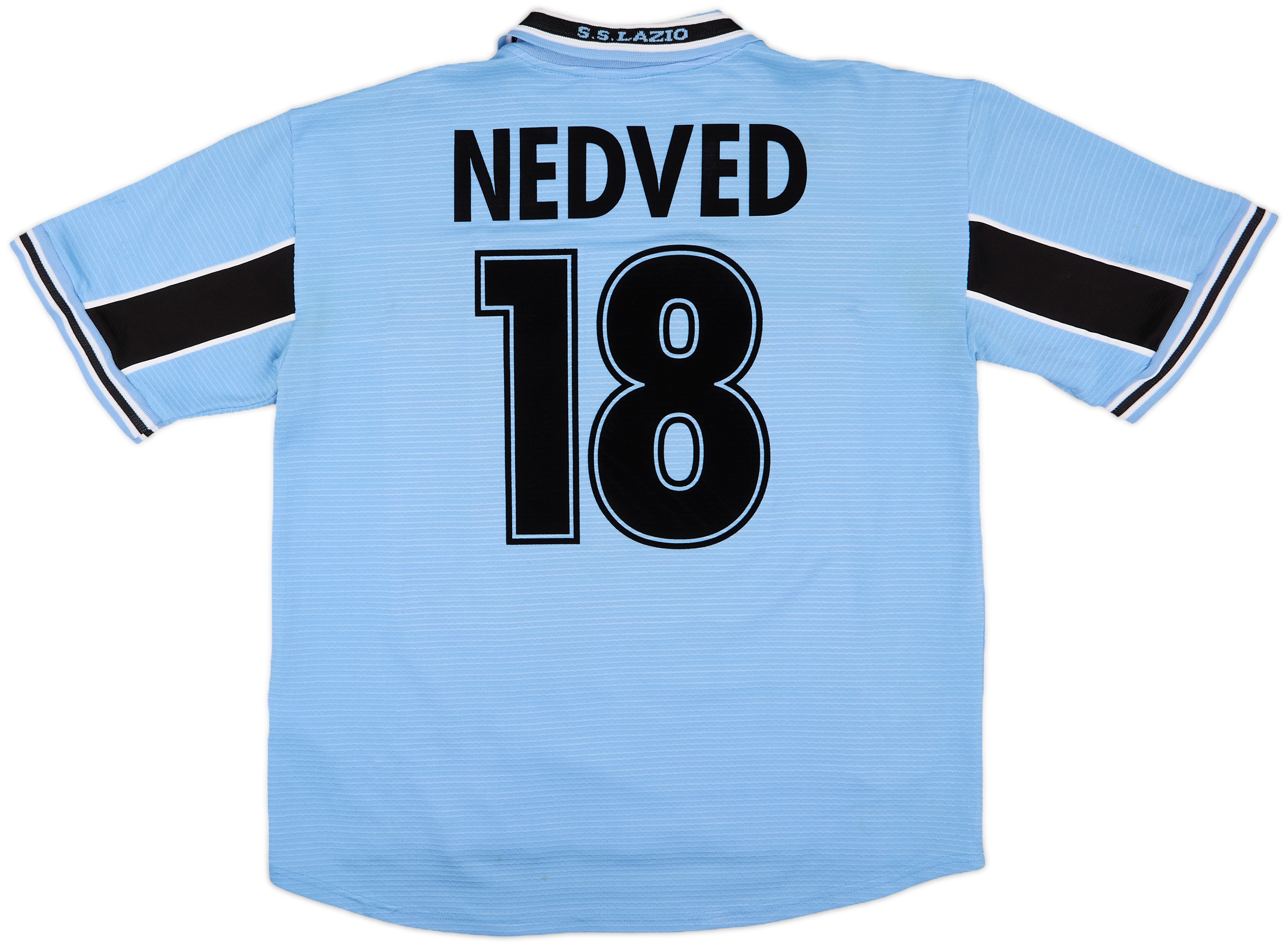 Puma S.S. Lazio NEDVED 11 ユニフォーム 1998-00 Lazio Home Shirt Nedved #18 - 9/10 - (XL)