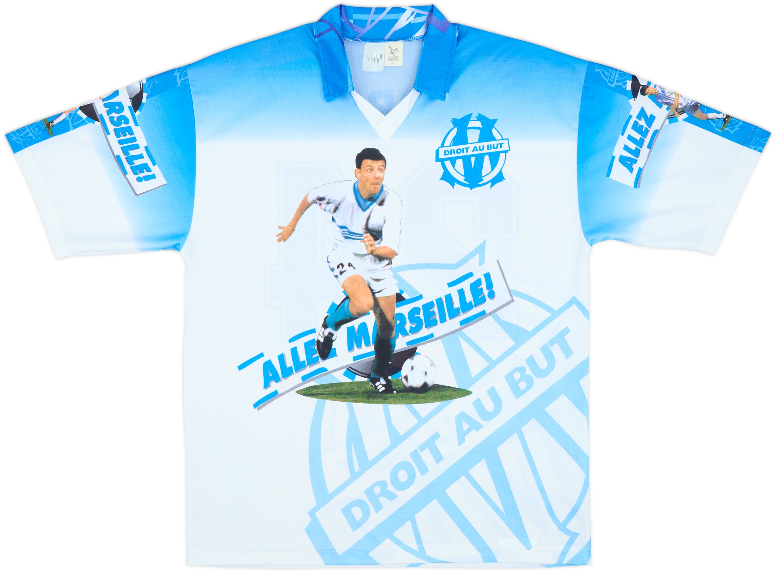 Maillot Olympique De Marseille 96/97 Domicile - Gravelaine M - Adidas