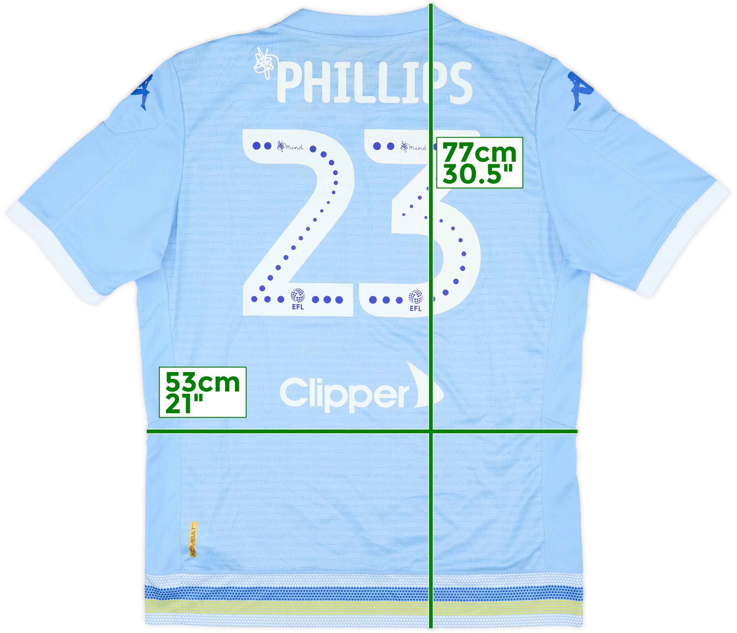 2019-20 Leeds United Third Shirt Phillips #23 (L)