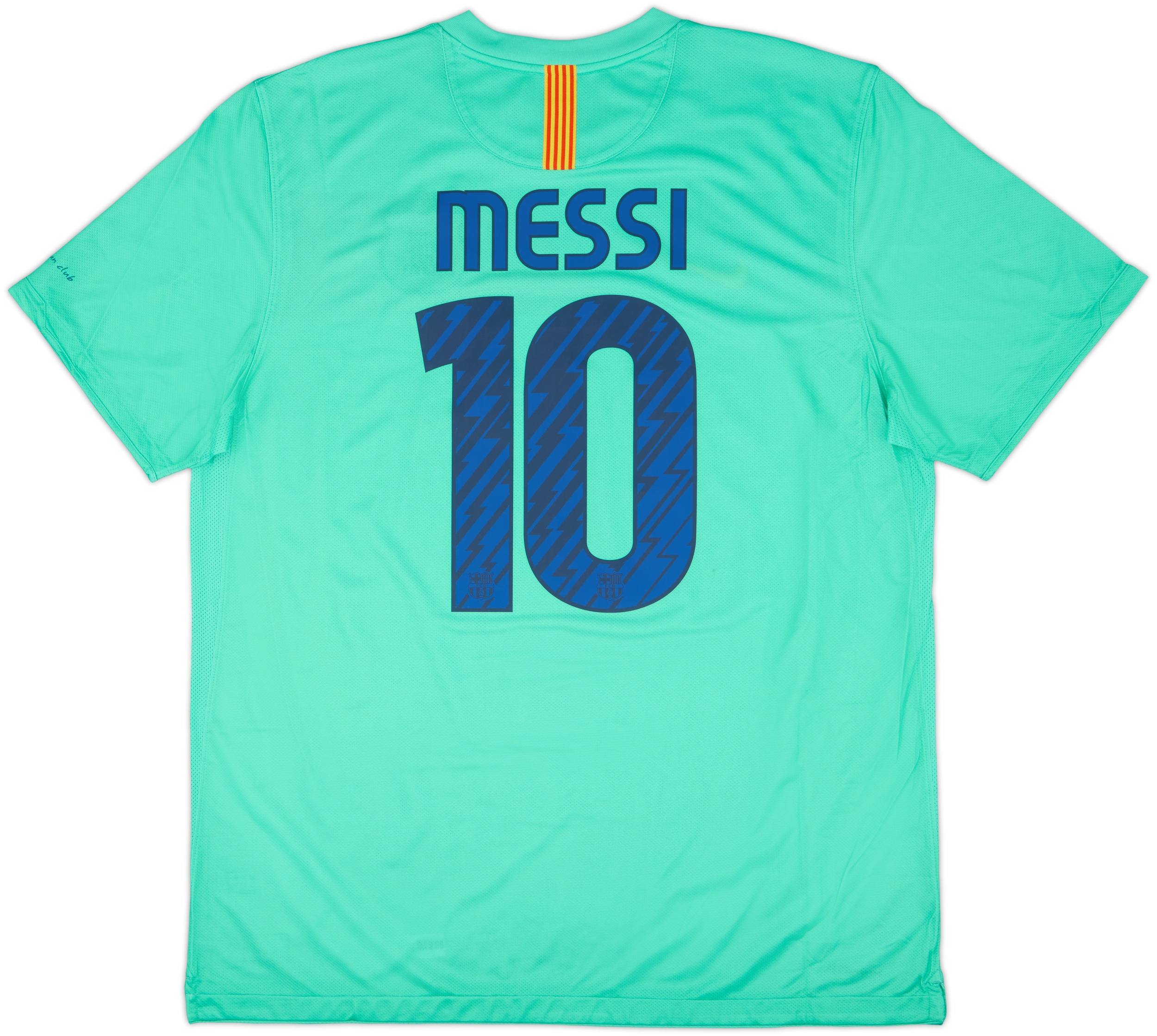 2010-11 Barcelona Authentic Away Shirt Messi #10 (XL)