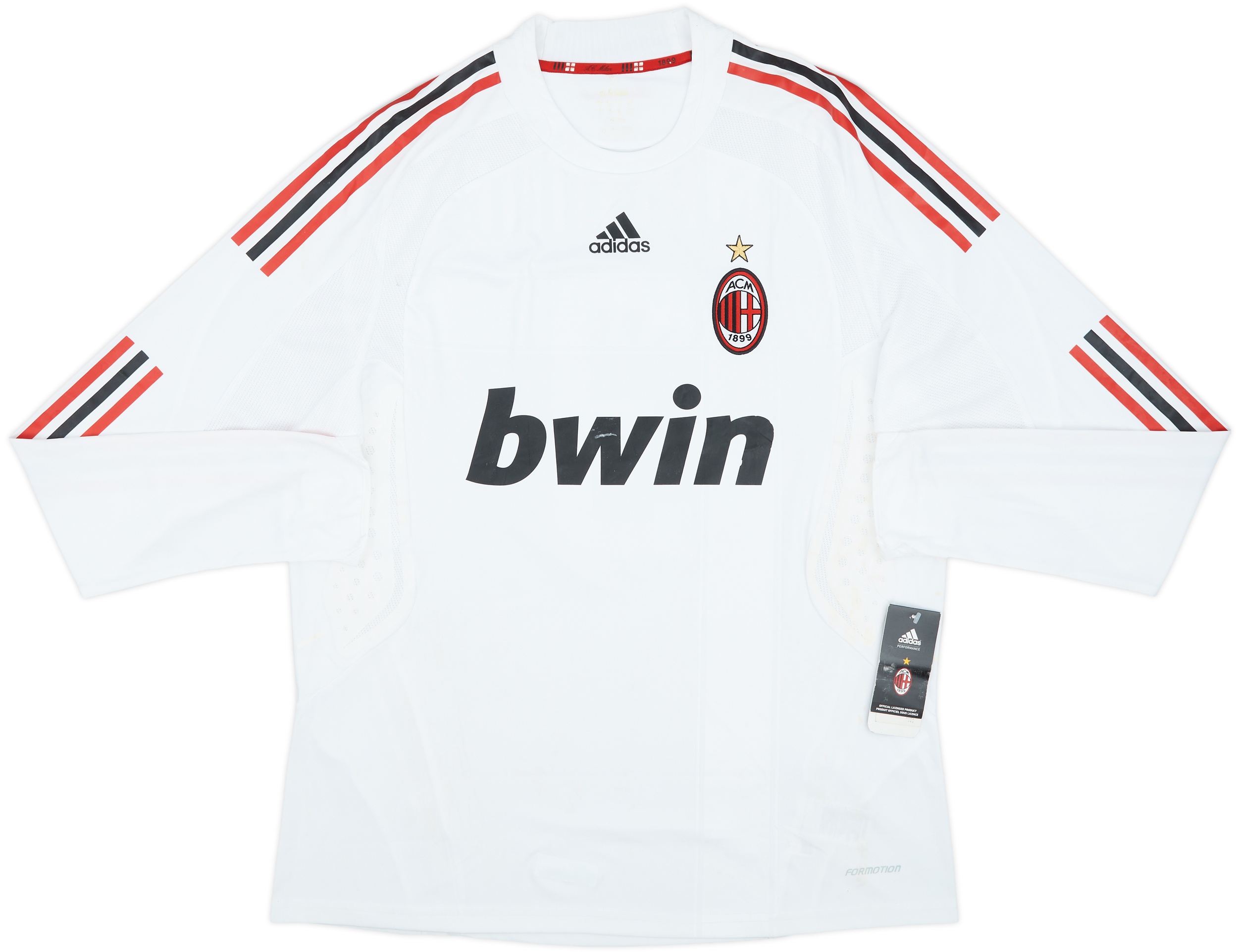 2008-09 AC Milan Player Issue Away L/S Shirt Maldini #3 (XL)